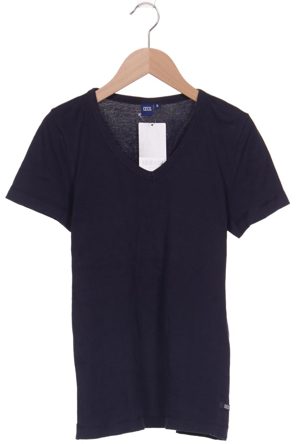 

CECIL Damen T-Shirt, marineblau