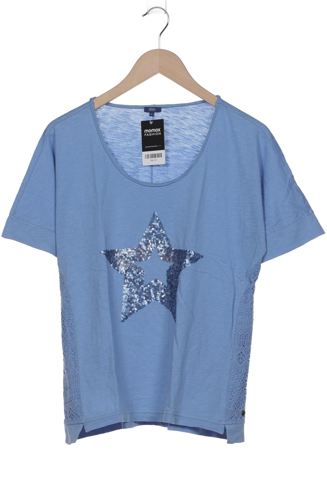 

Cecil Damen T-Shirt, blau, Gr. 38