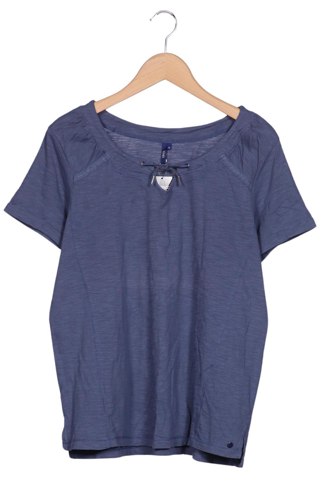 

Cecil Damen T-Shirt, blau, Gr. 44