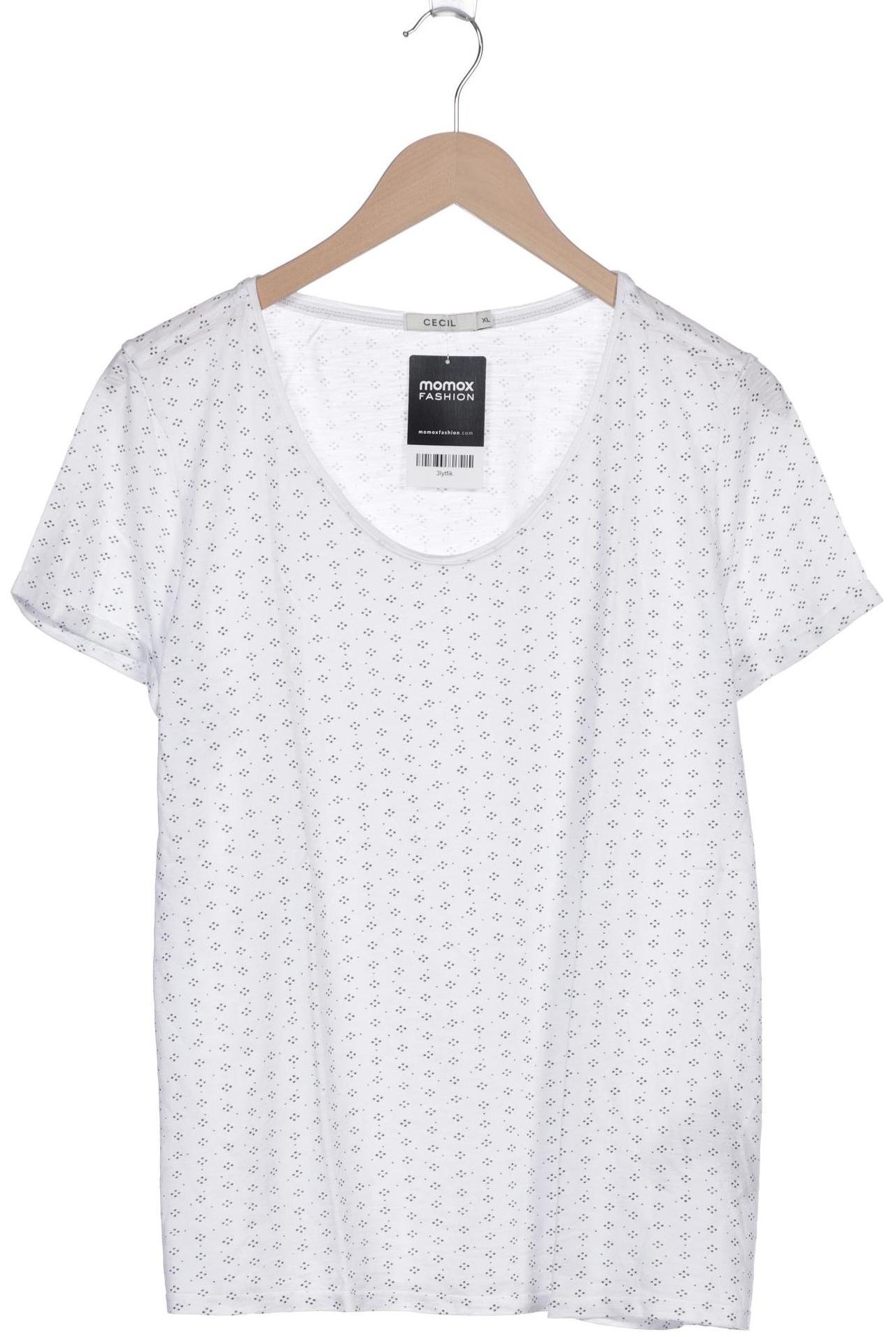 

CECIL Damen T-Shirt, weiß