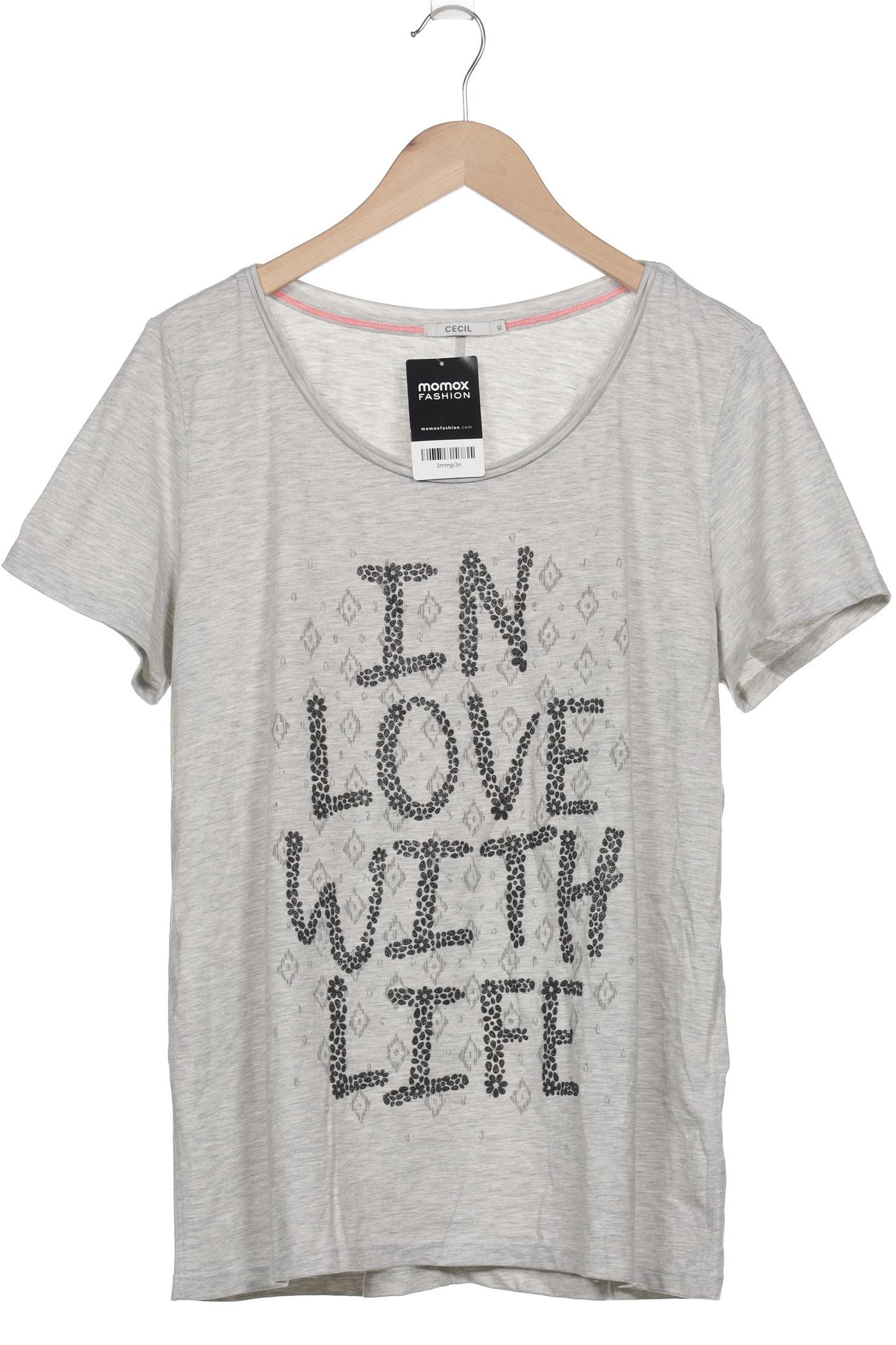 

Cecil Damen T-Shirt, grau, Gr. 44