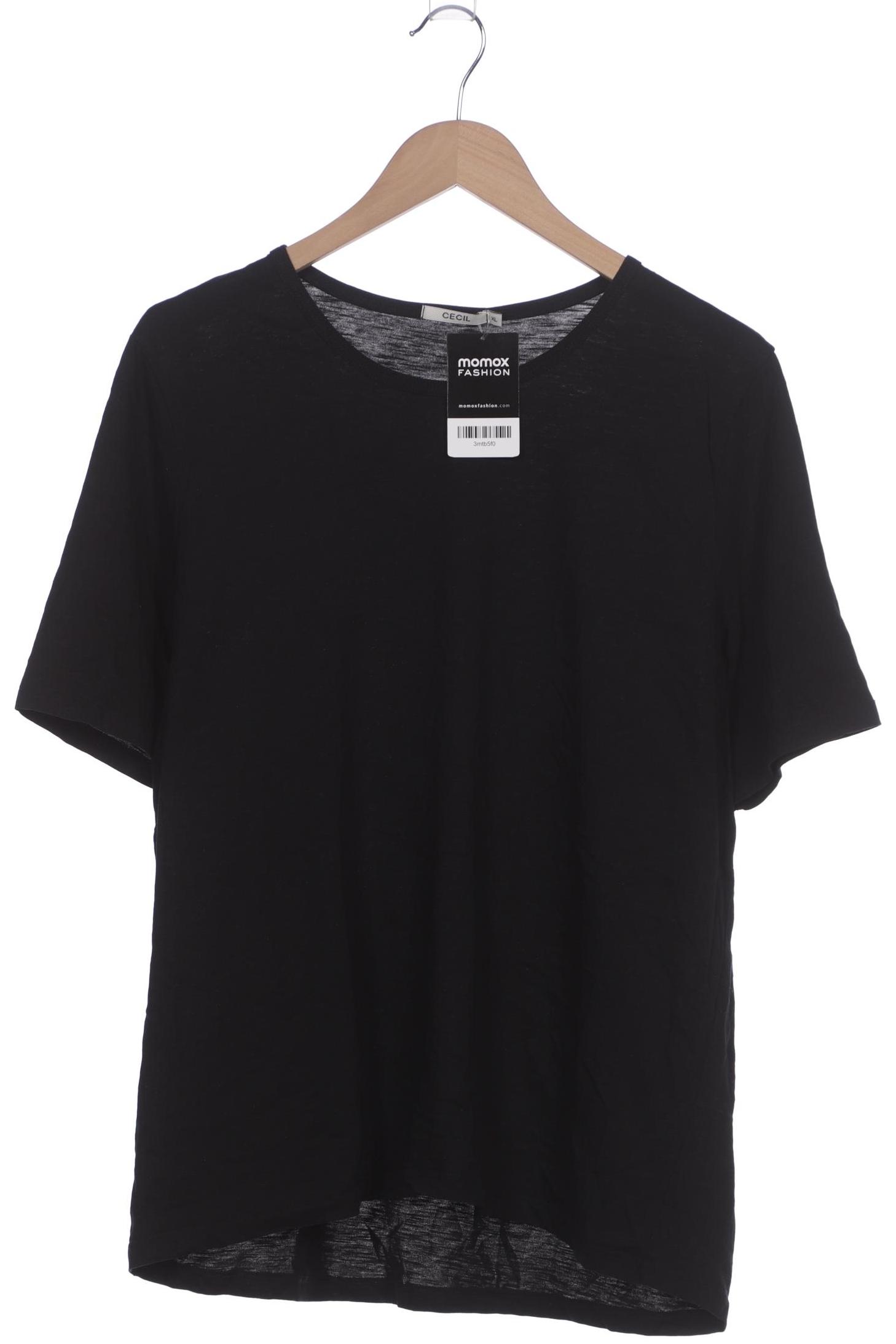 

Cecil Damen T-Shirt, schwarz, Gr. 44