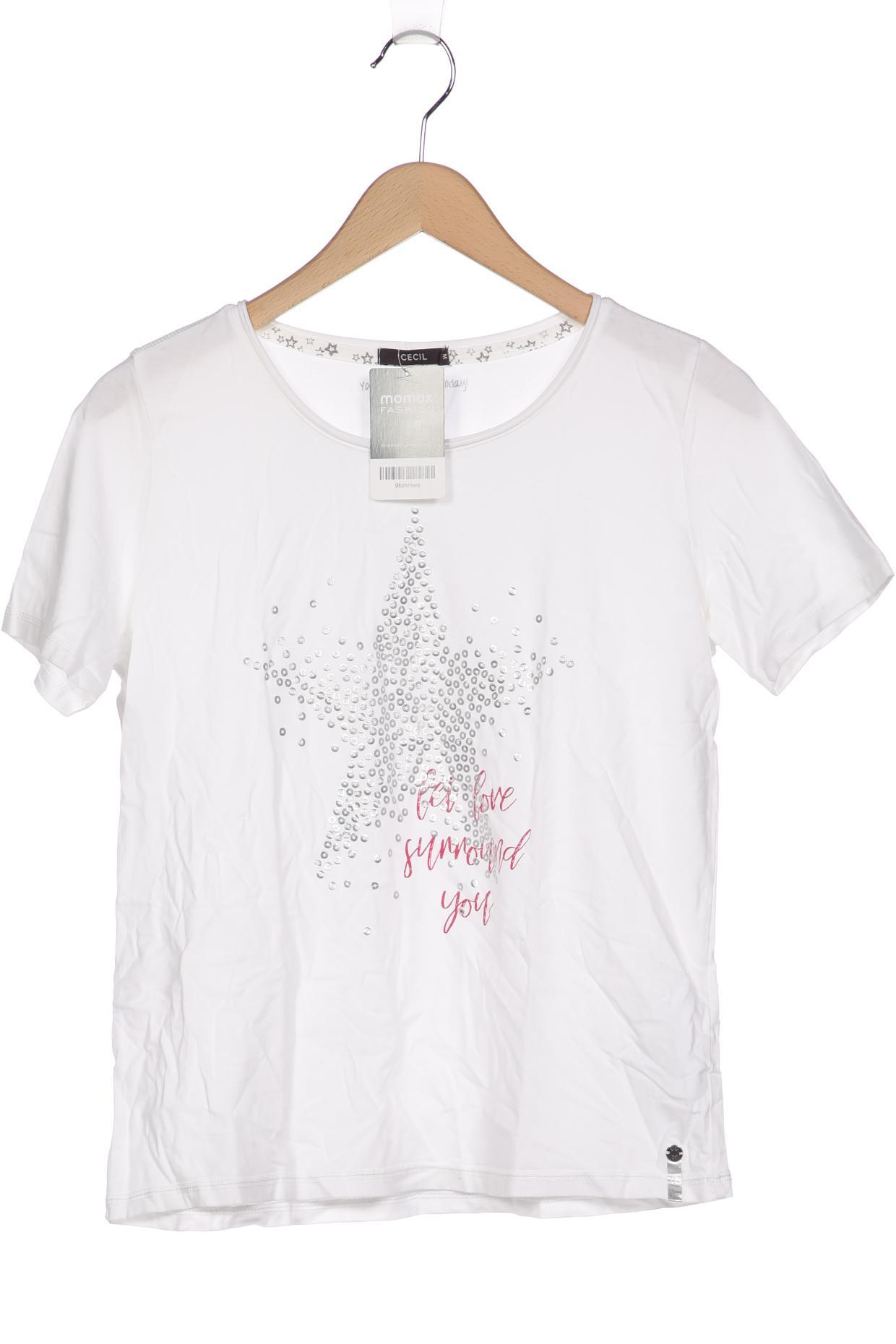 

CECIL Damen T-Shirt, weiß