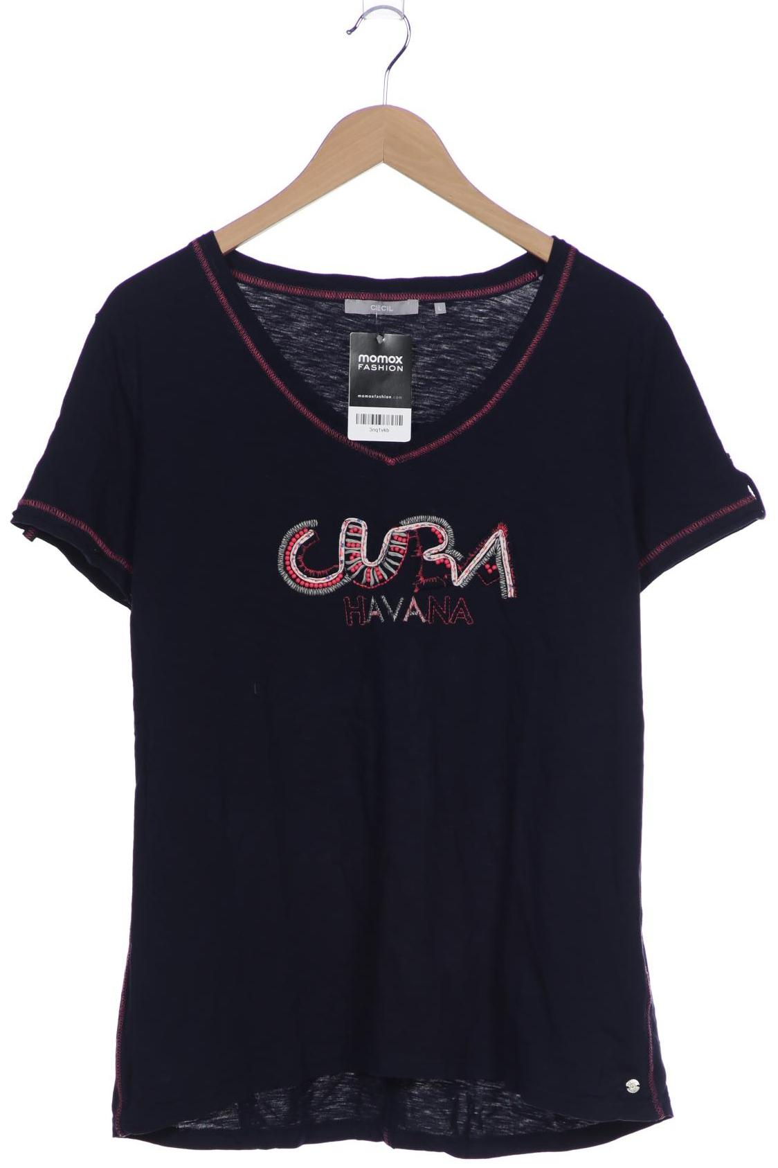 

Cecil Damen T-Shirt, marineblau, Gr. 42