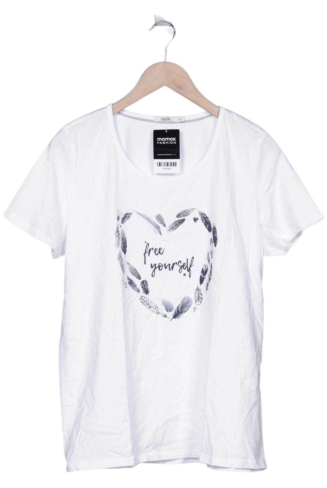 

Cecil Damen T-Shirt, weiß, Gr. 44