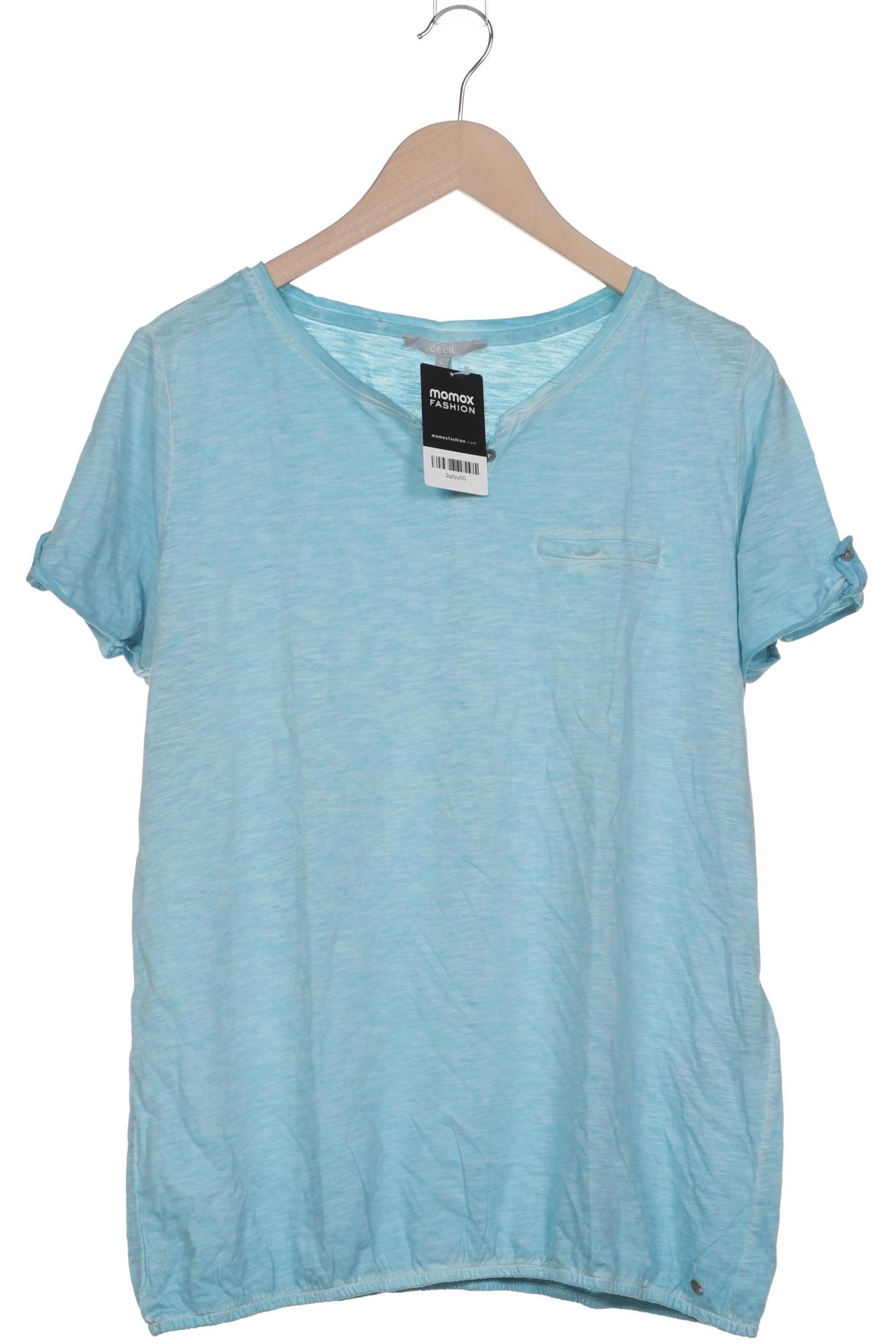 

Cecil Damen T-Shirt, blau, Gr. 42