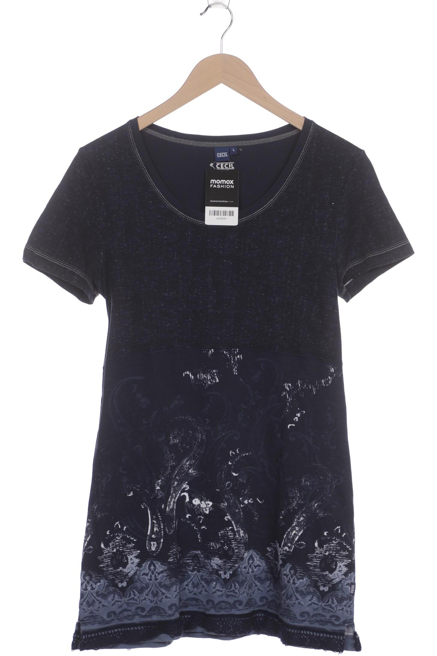 

Cecil Damen T-Shirt, marineblau, Gr. 42