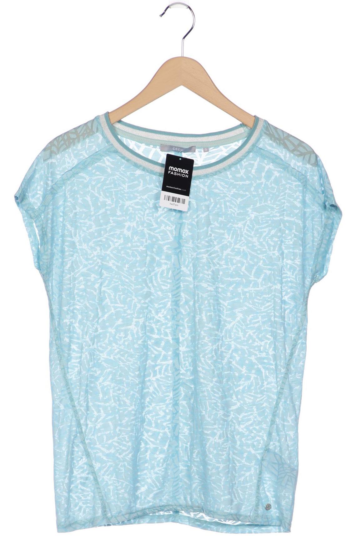 

CECIL Damen T-Shirt, hellblau