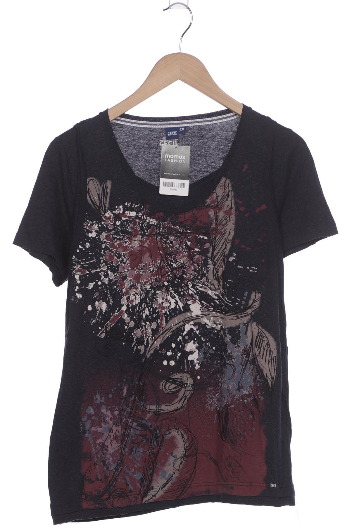 

Cecil Damen T-Shirt, marineblau, Gr. 46