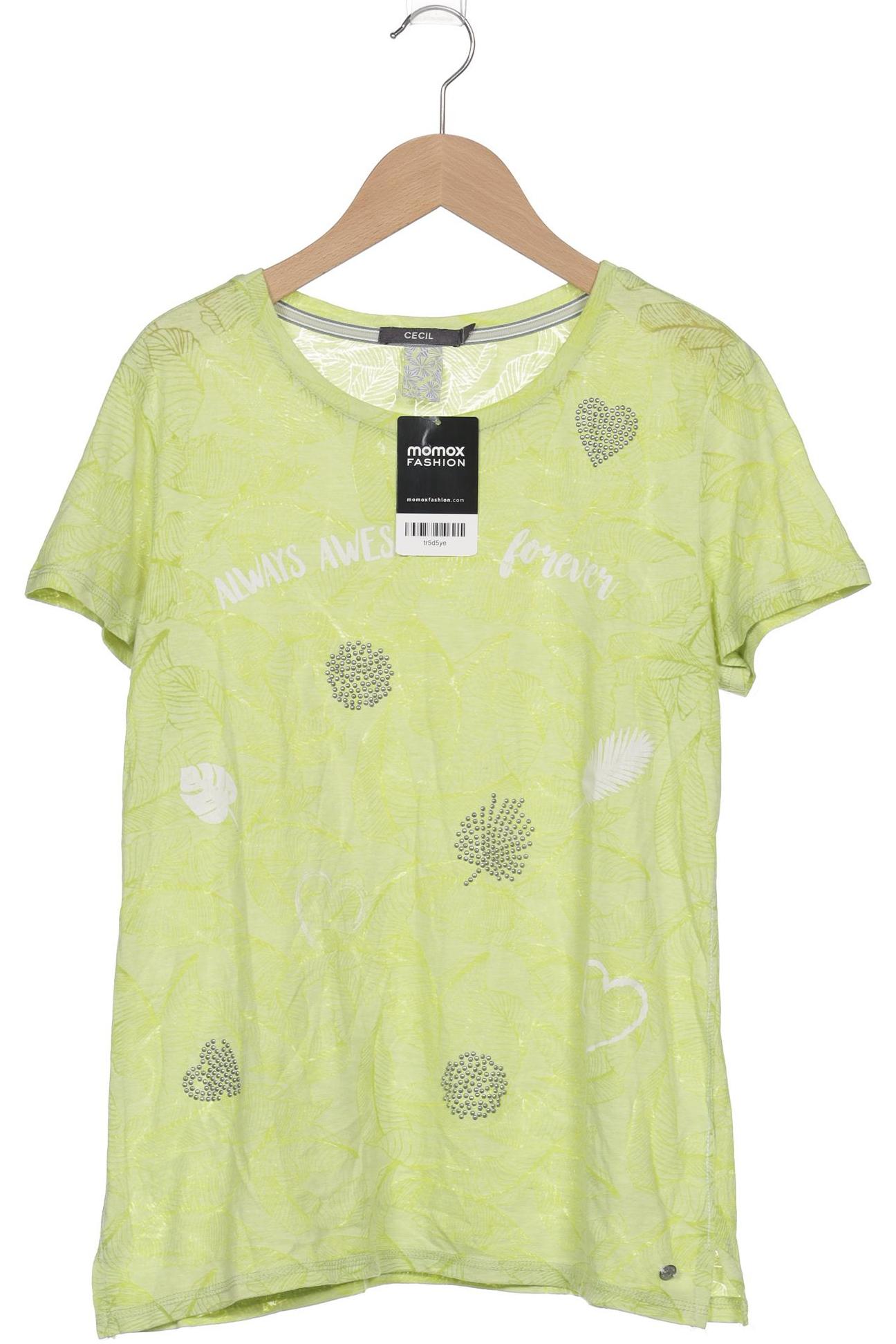 

Cecil Damen T-Shirt, hellgrün, Gr. 36