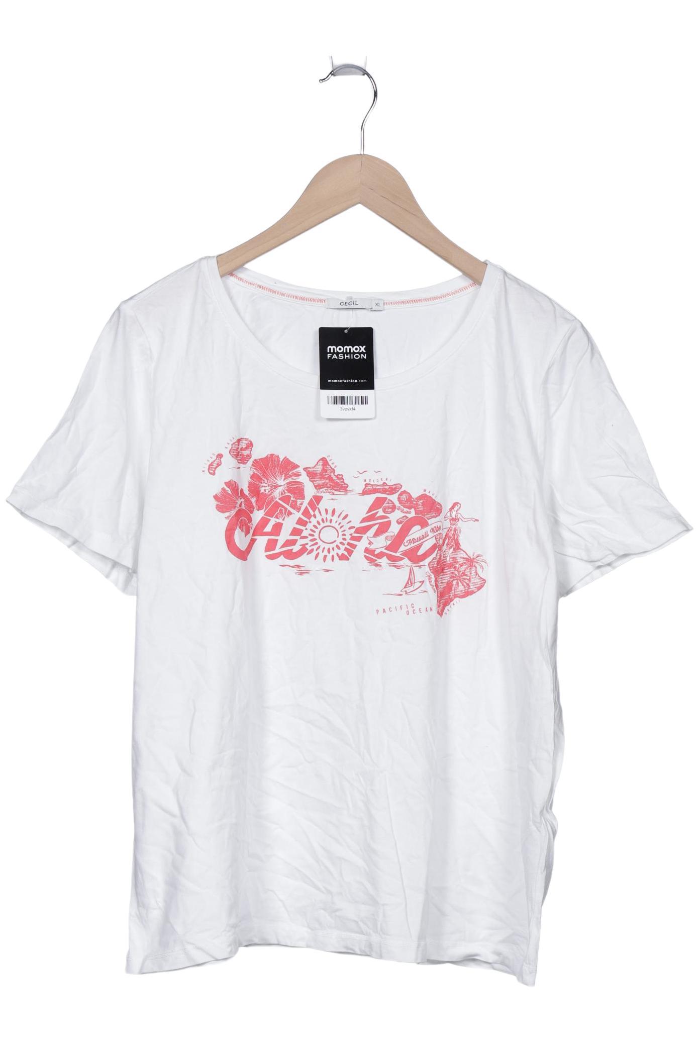 

Cecil Damen T-Shirt, weiß, Gr. 44