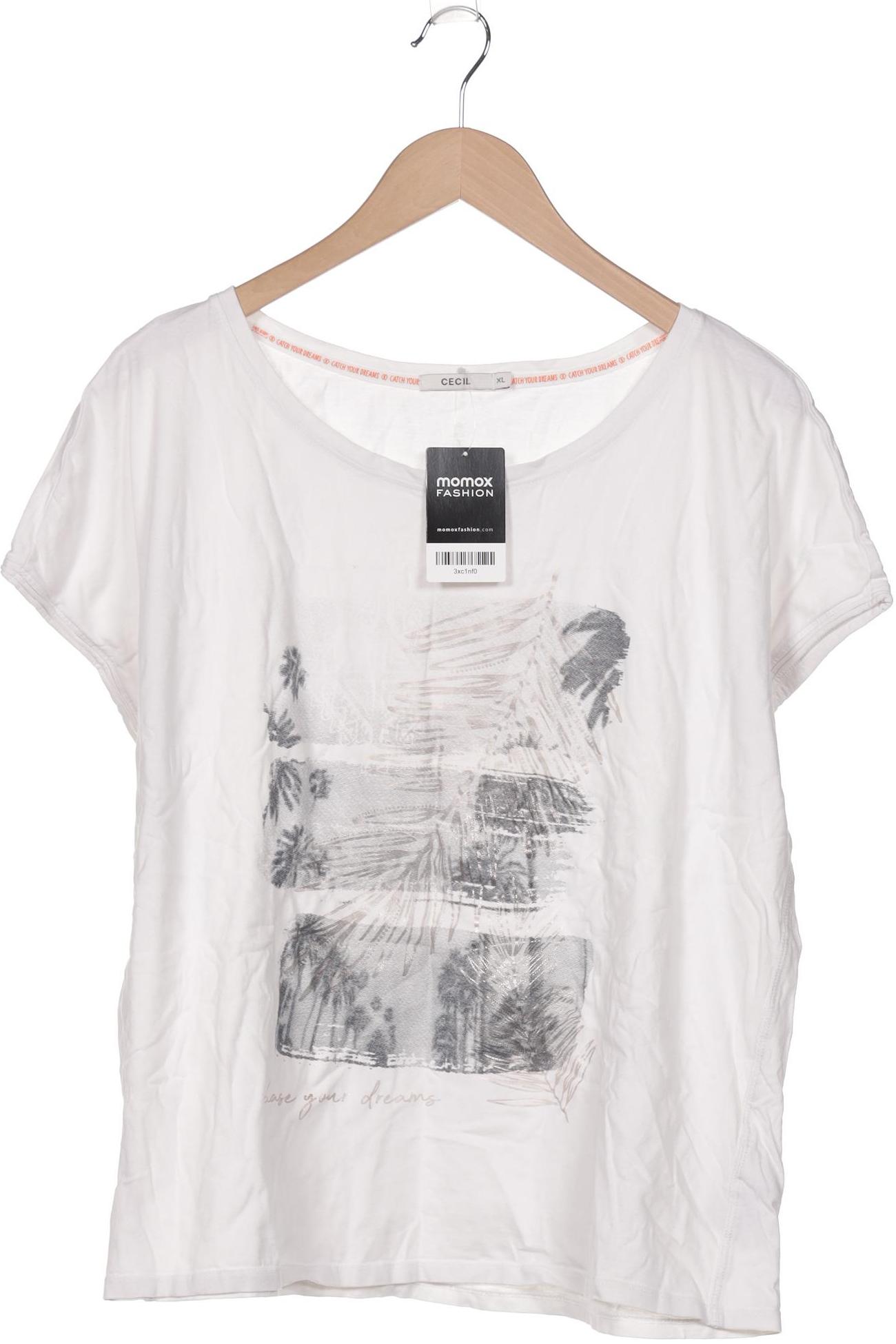 

Cecil Damen T-Shirt, weiß, Gr. 44