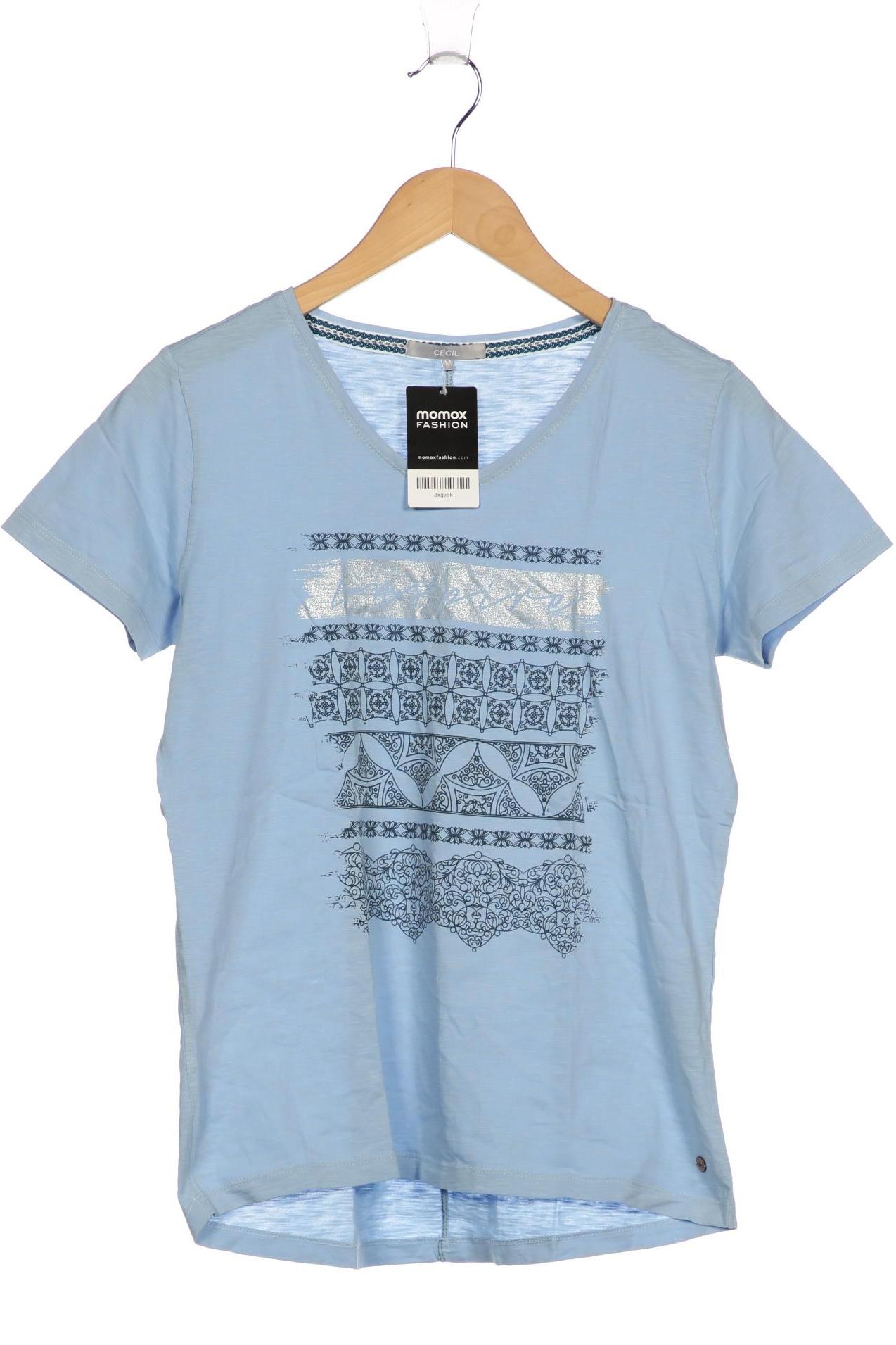 

Cecil Damen T-Shirt, blau, Gr. 38