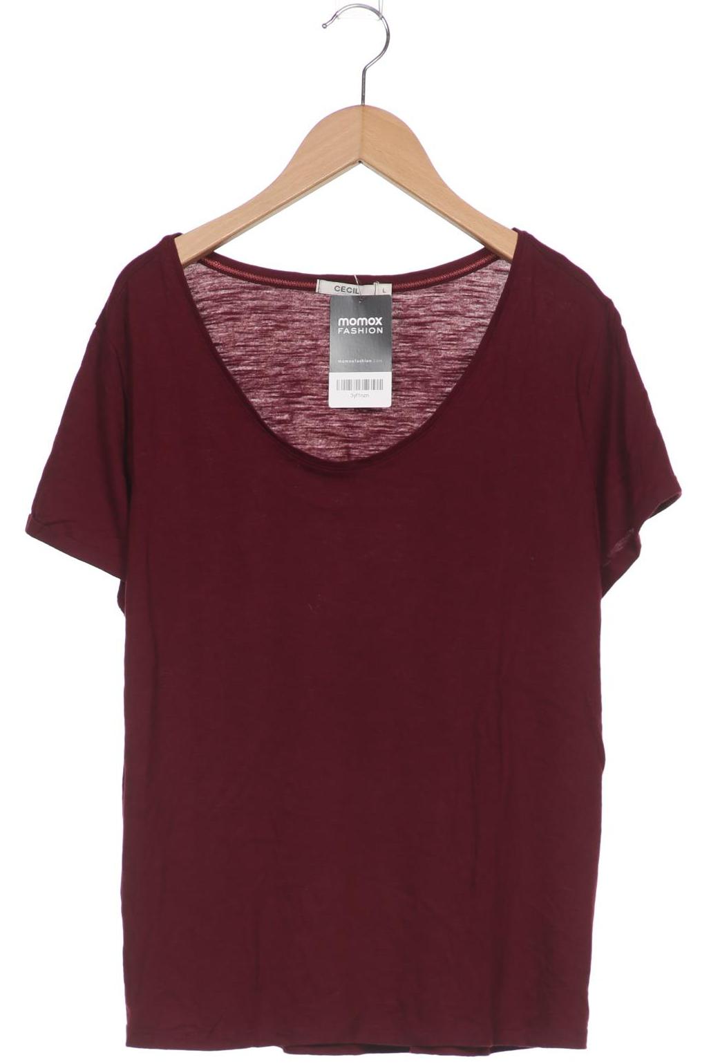 

Cecil Damen T-Shirt, bordeaux, Gr. 42