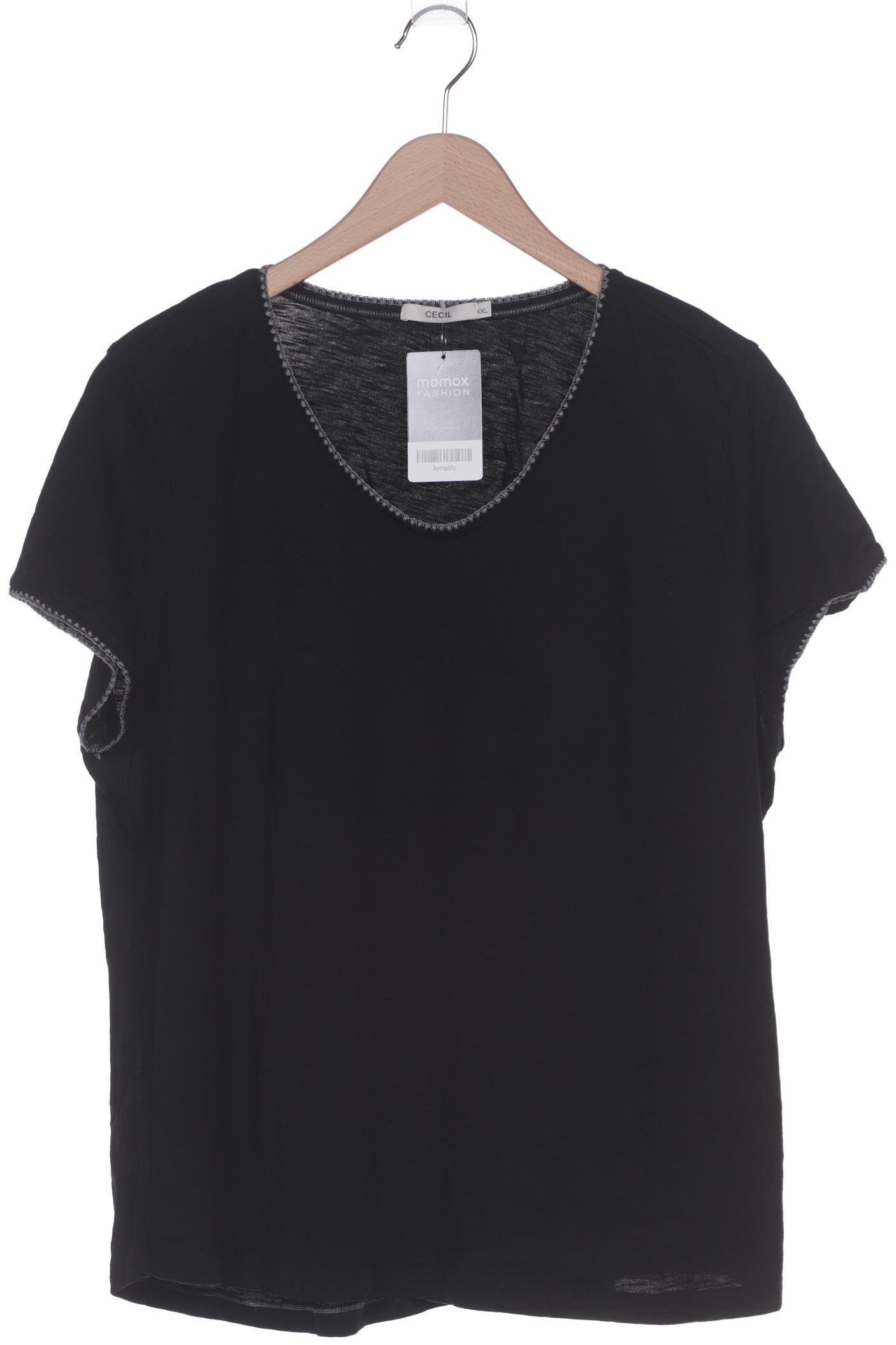 

Cecil Damen T-Shirt, schwarz, Gr. 46