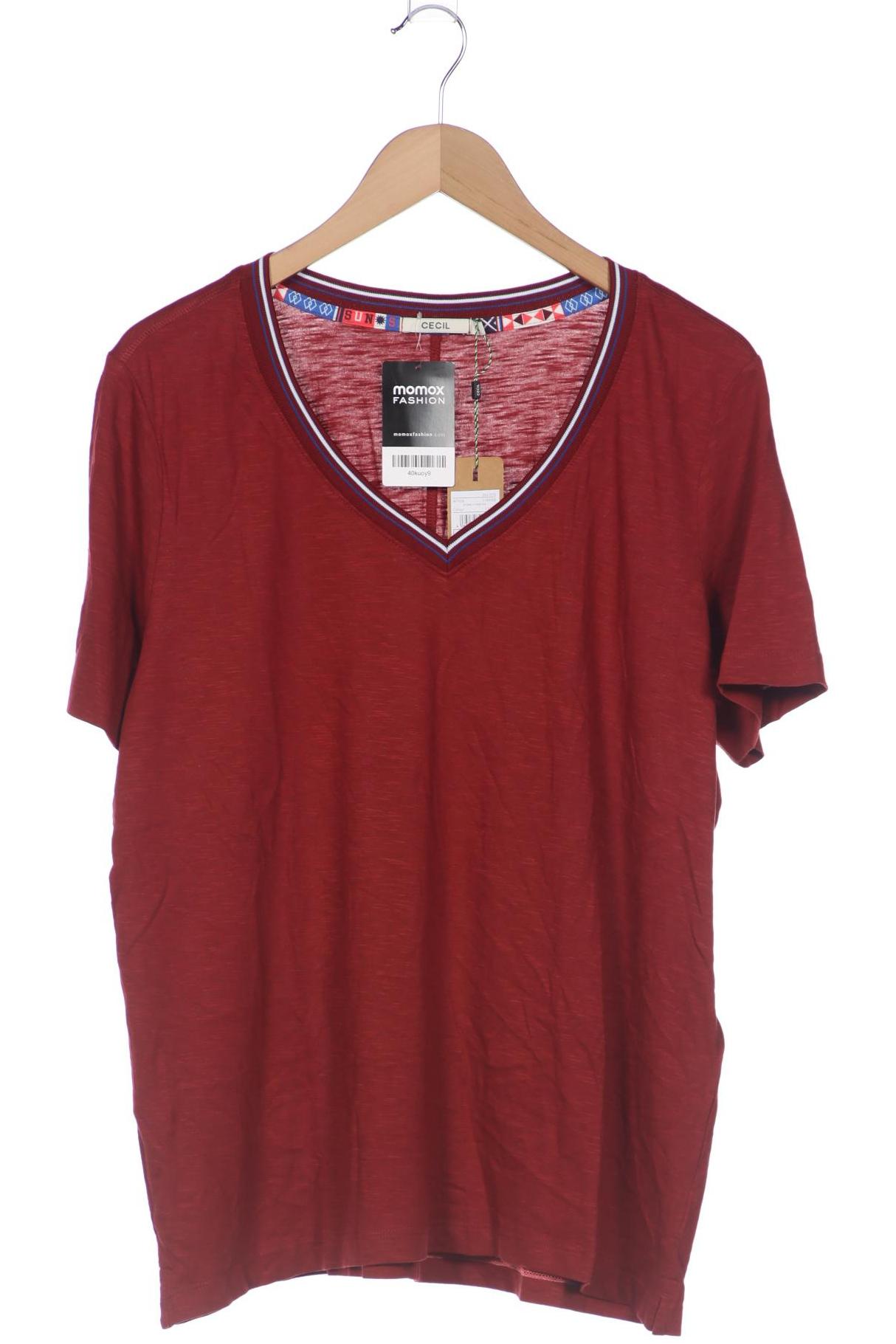 

Cecil Damen T-Shirt, bordeaux, Gr. 44