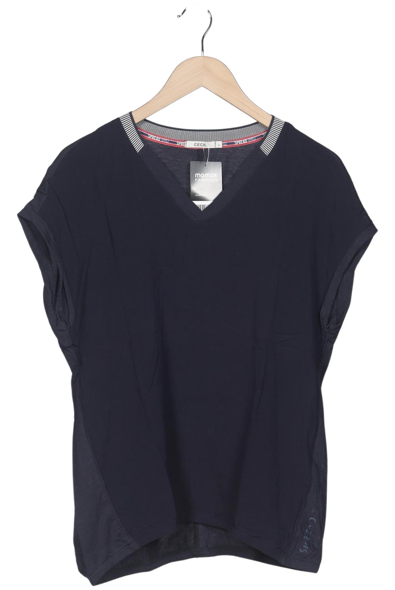 

Cecil Damen T-Shirt, marineblau, Gr. 42