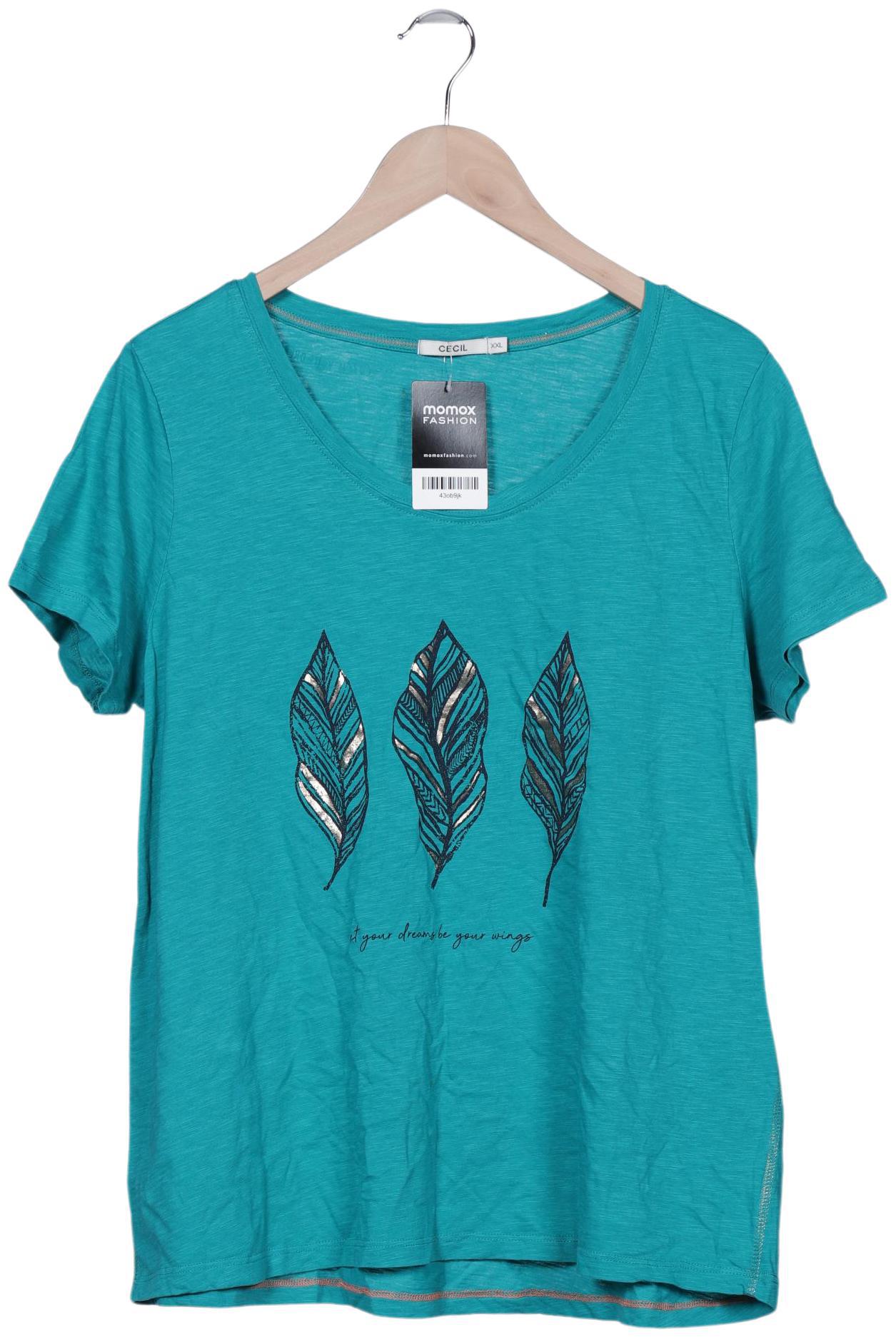 

Cecil Damen T-Shirt, türkis, Gr. 46