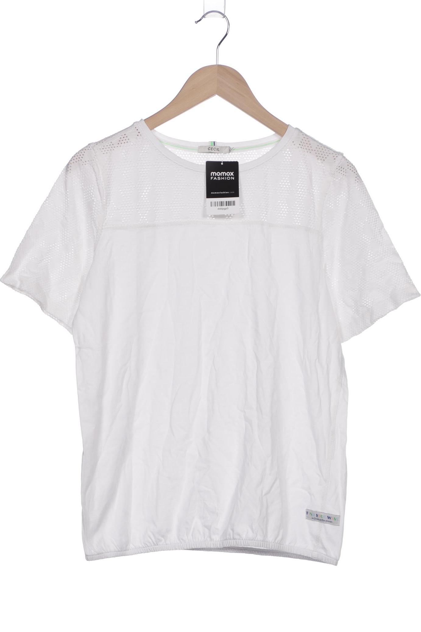

Cecil Damen T-Shirt, weiß, Gr. 38