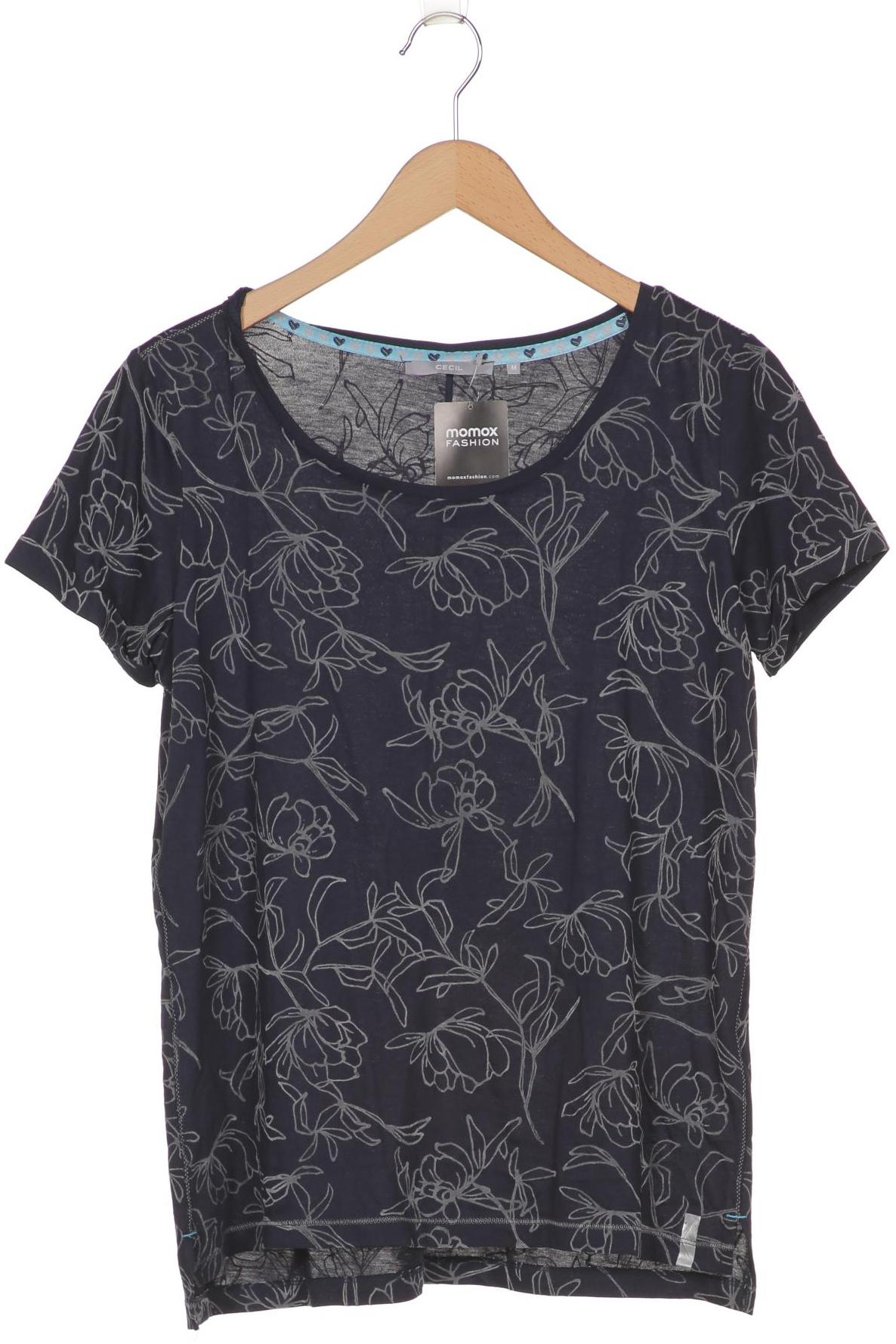 

CECIL Damen T-Shirt, marineblau