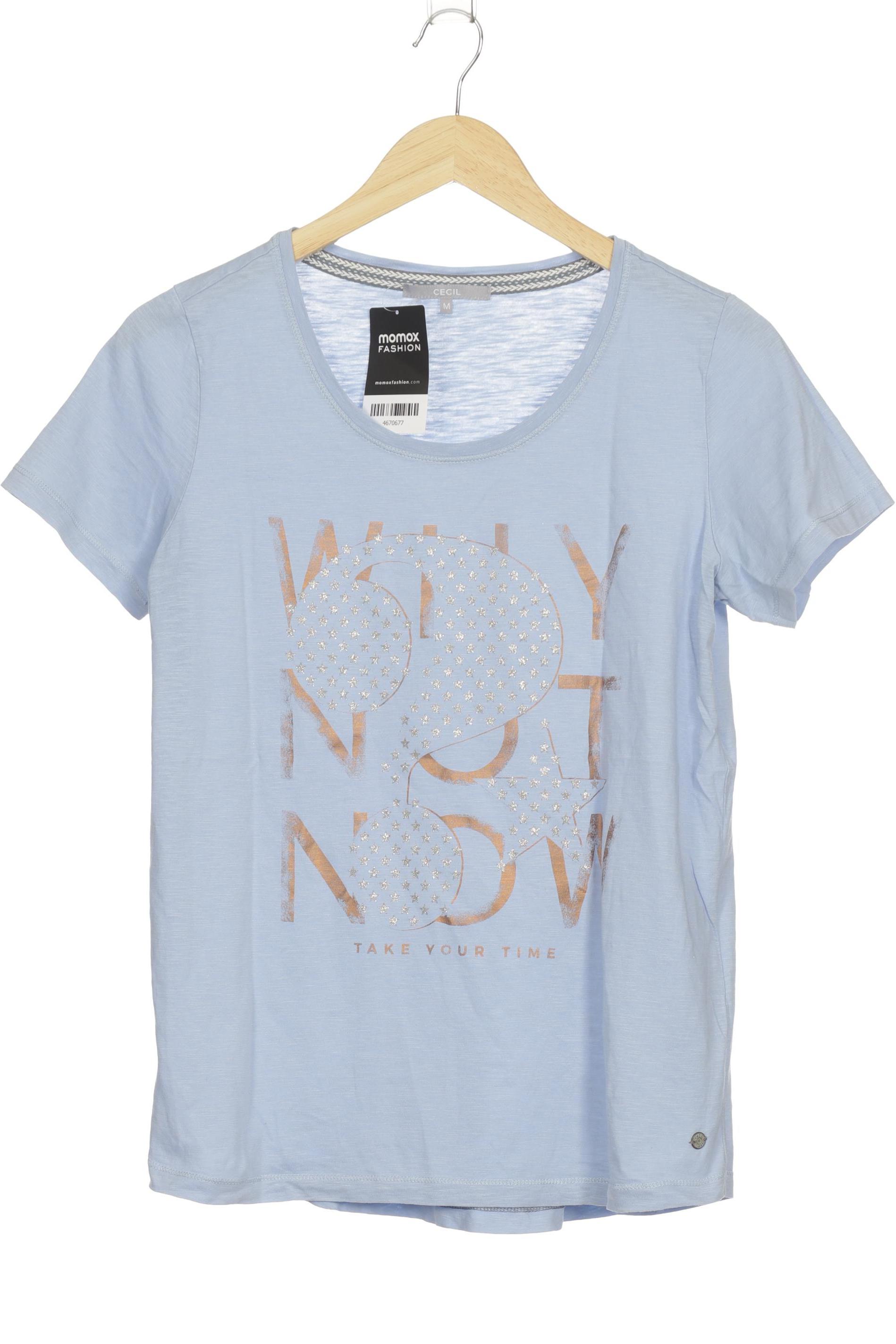 

Cecil Damen T-Shirt, blau, Gr. 38
