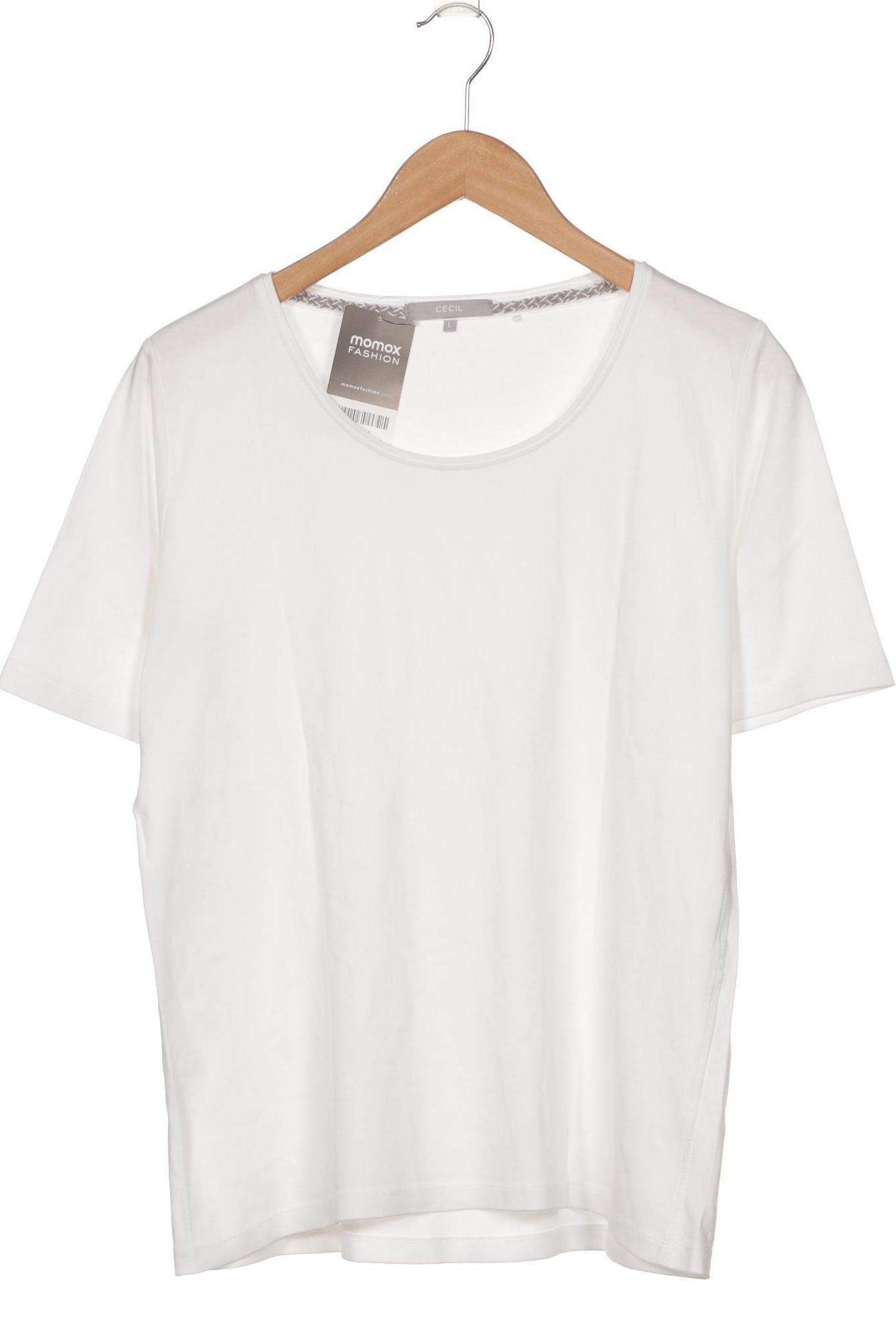 

Cecil Damen T-Shirt, weiß, Gr. 42