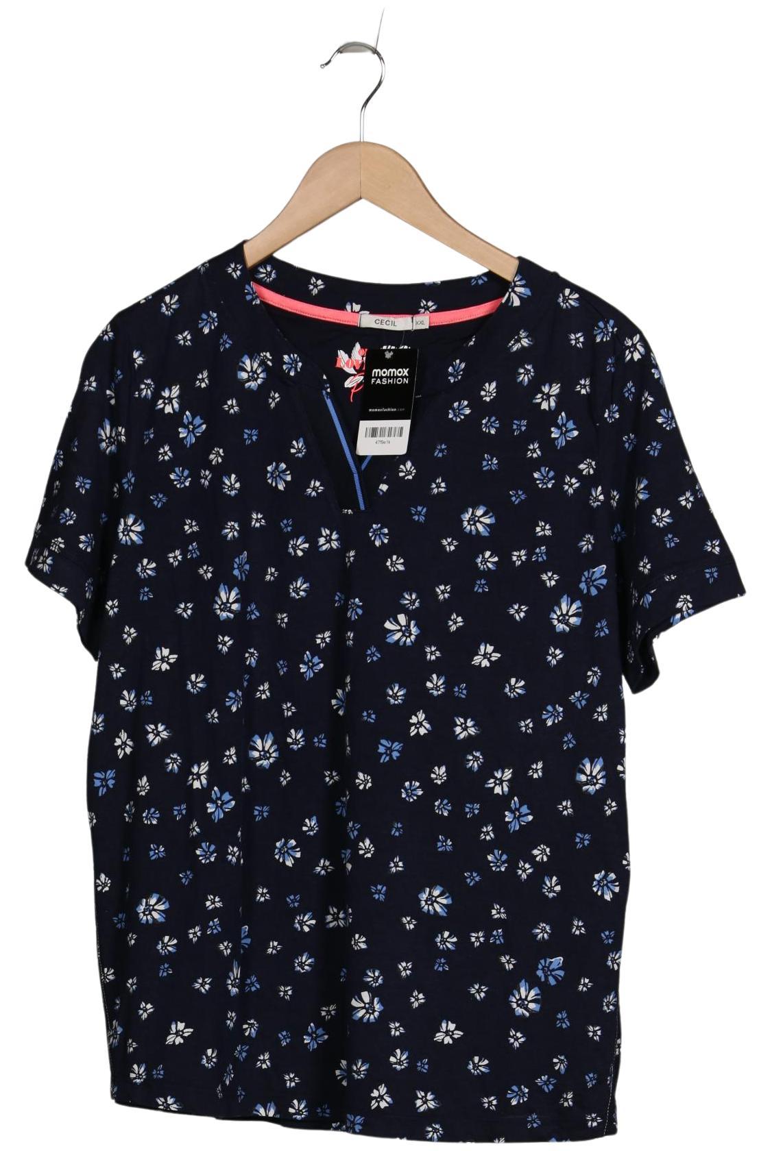 

Cecil Damen T-Shirt, marineblau, Gr. 46
