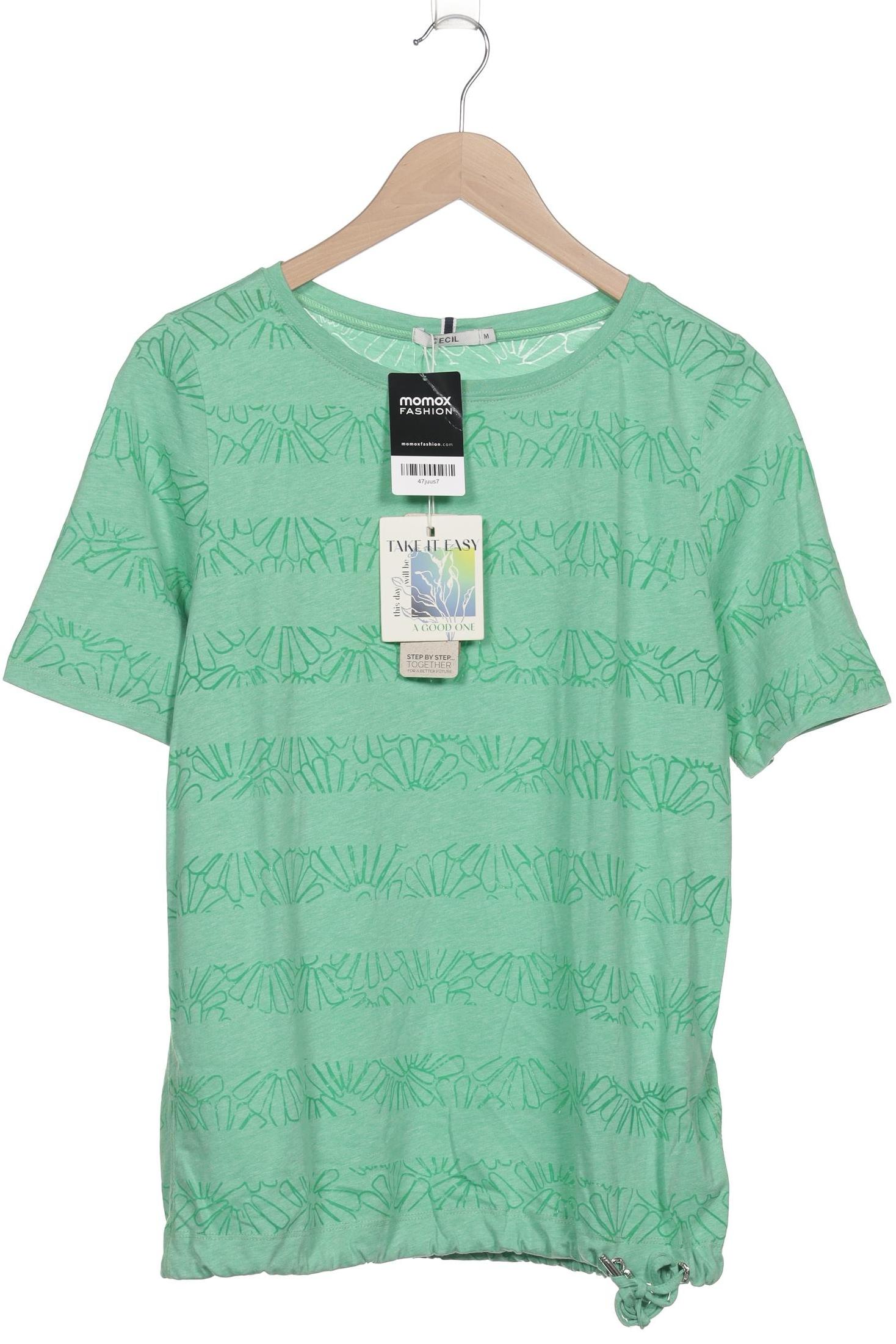 

Cecil Damen T-Shirt, hellgrün, Gr. 38