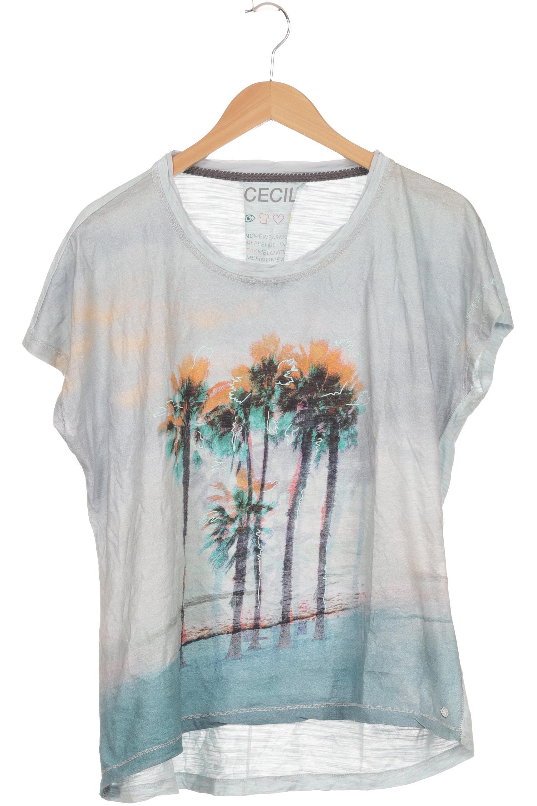 

Cecil Damen T-Shirt, blau, Gr. 42