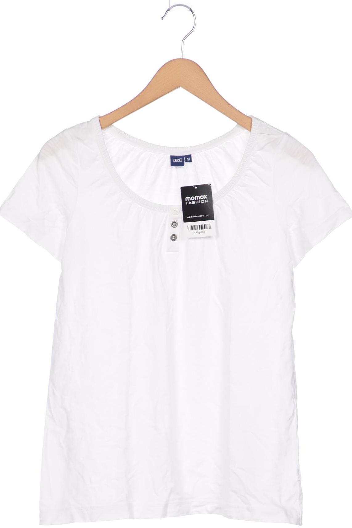

Cecil Damen T-Shirt, weiß, Gr. 38