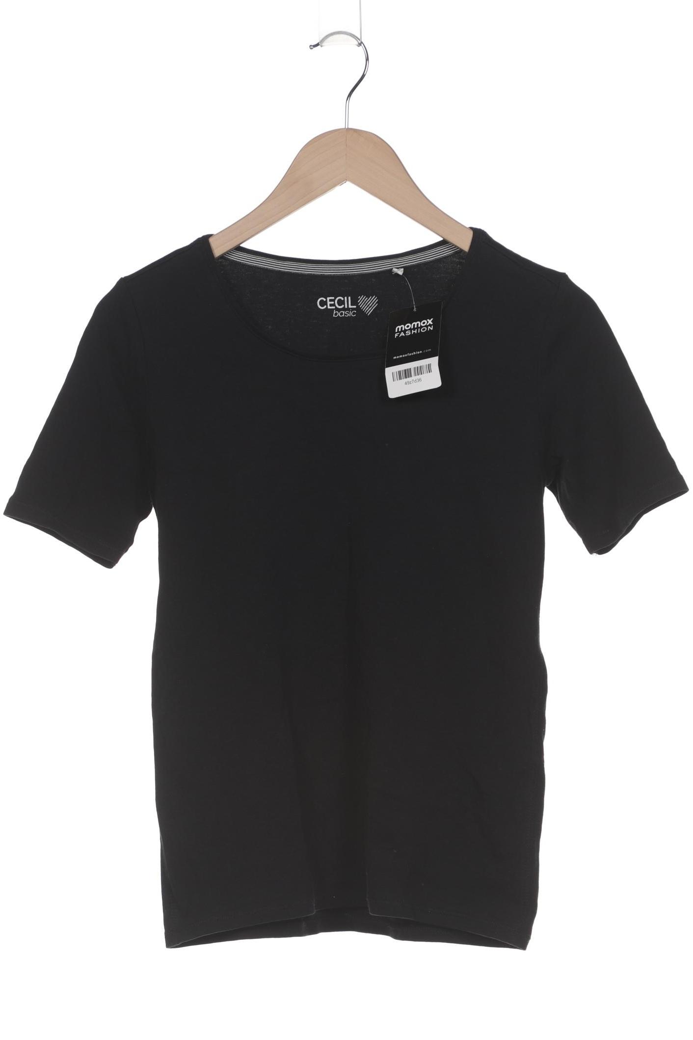 

Cecil Damen T-Shirt, schwarz, Gr. 36