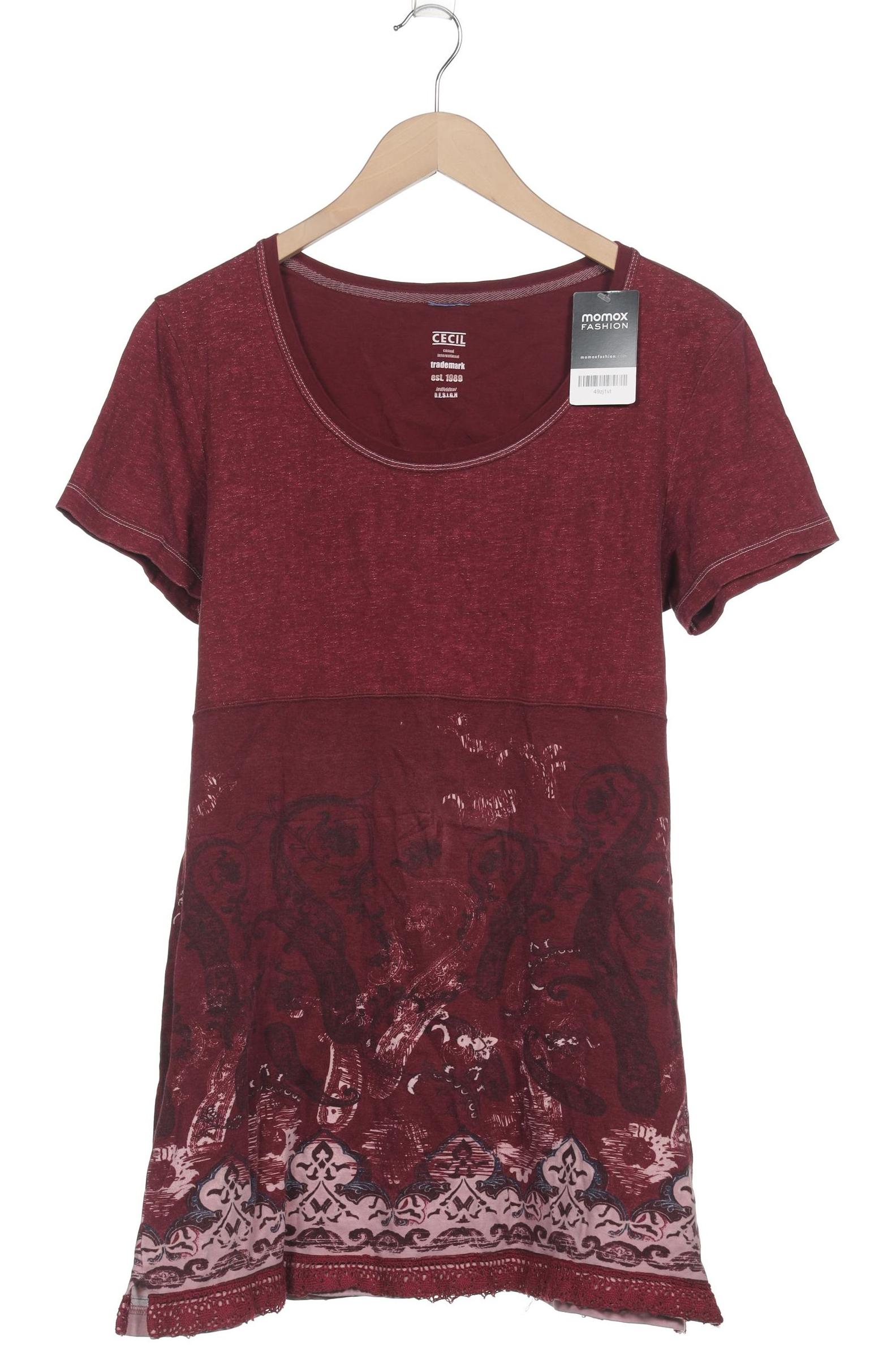 

Cecil Damen T-Shirt, bordeaux, Gr. 42