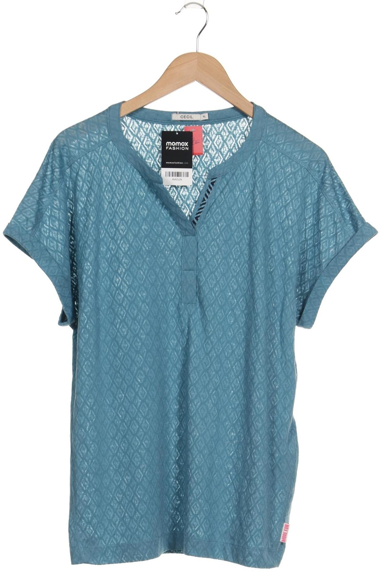 

Cecil Damen T-Shirt, blau, Gr. 44