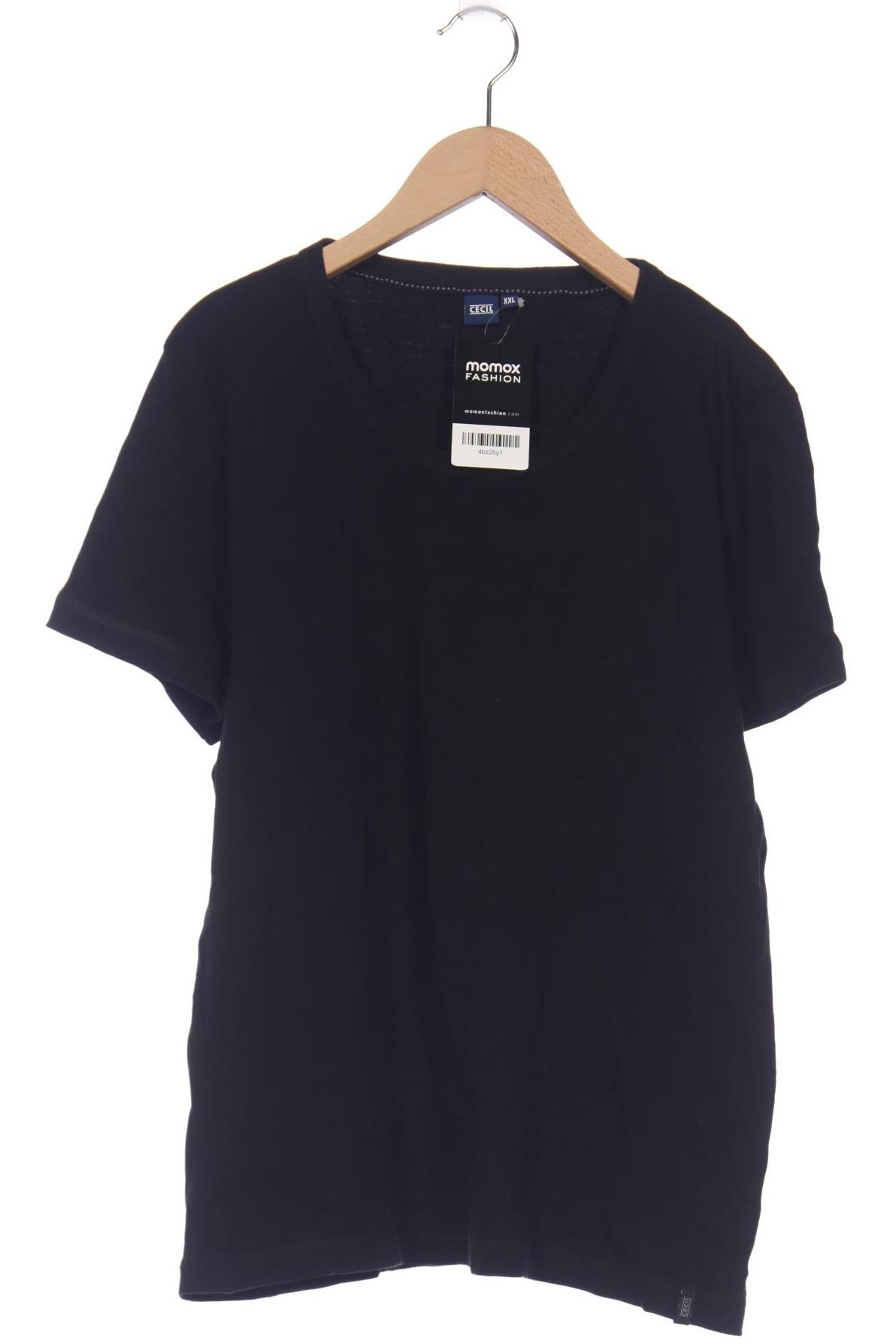 

Cecil Damen T-Shirt, schwarz, Gr. 46