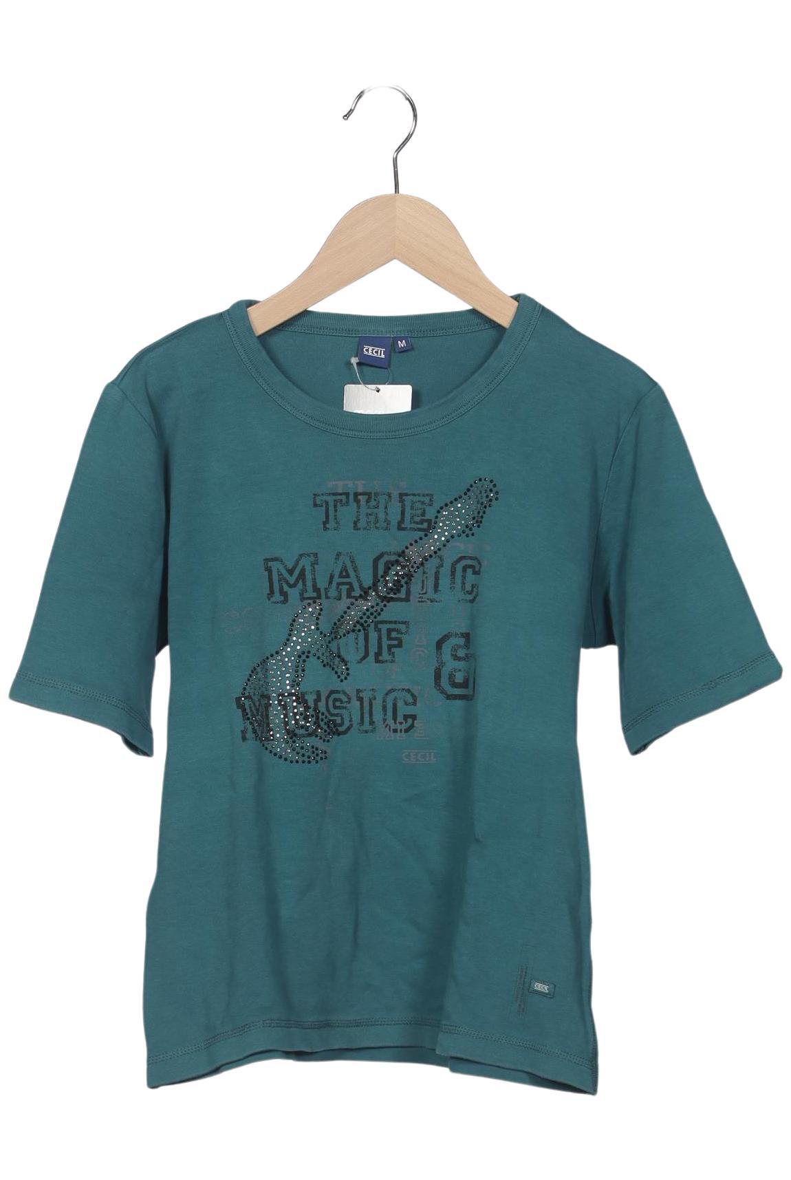 

Cecil Damen T-Shirt, türkis, Gr. 38
