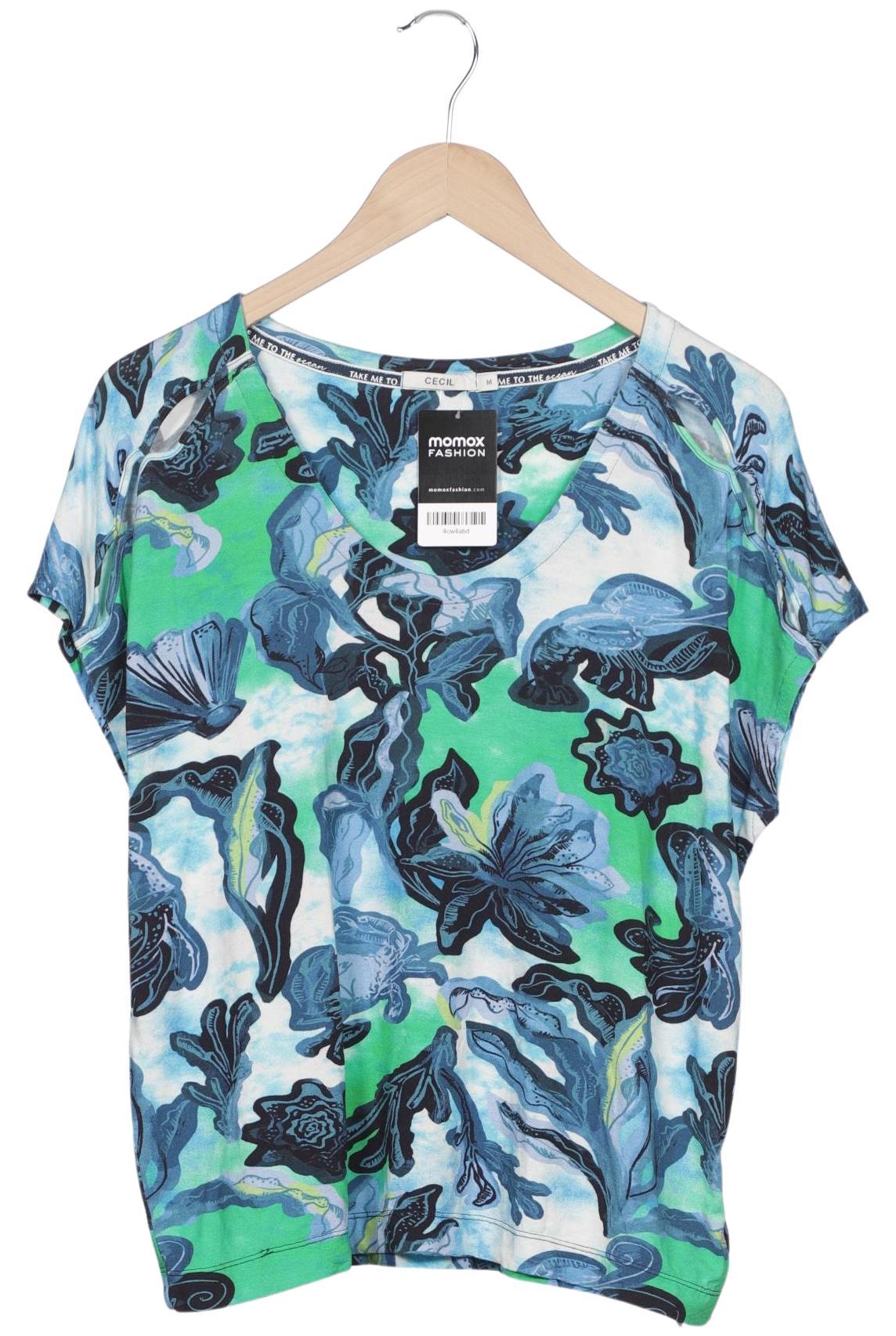 

Cecil Damen T-Shirt, blau, Gr. 38