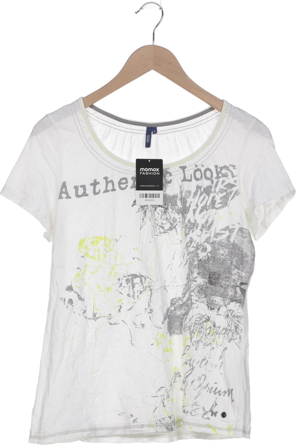 

Cecil Damen T-Shirt, cremeweiß, Gr. 38
