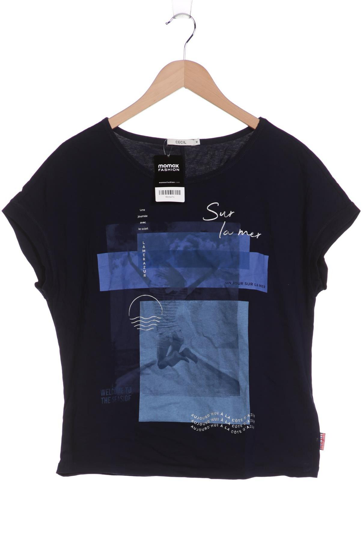 

Cecil Damen T-Shirt, marineblau, Gr. 38