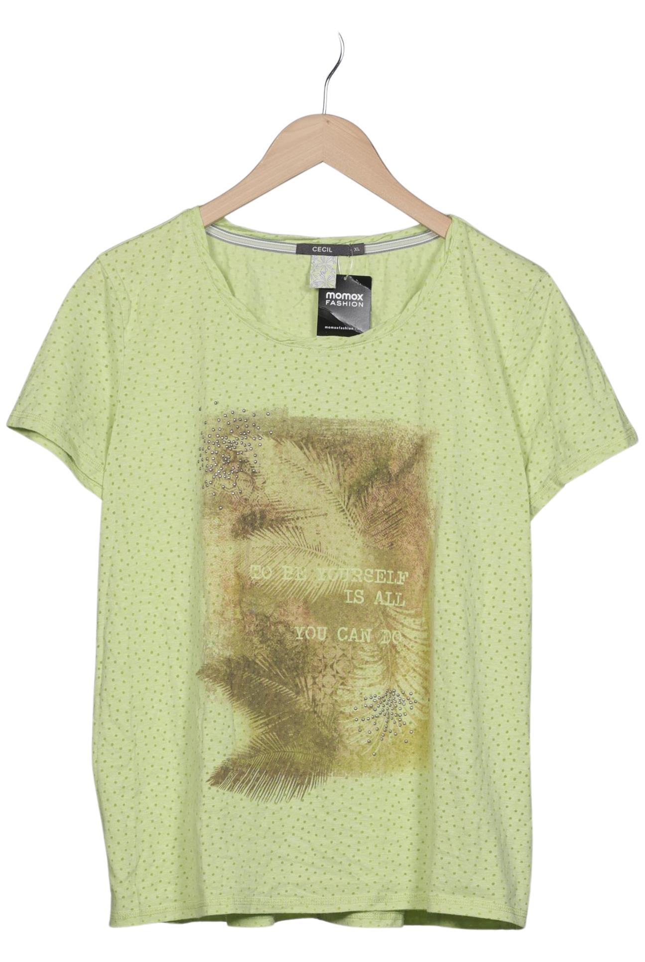 

Cecil Damen T-Shirt, hellgrün, Gr. 44