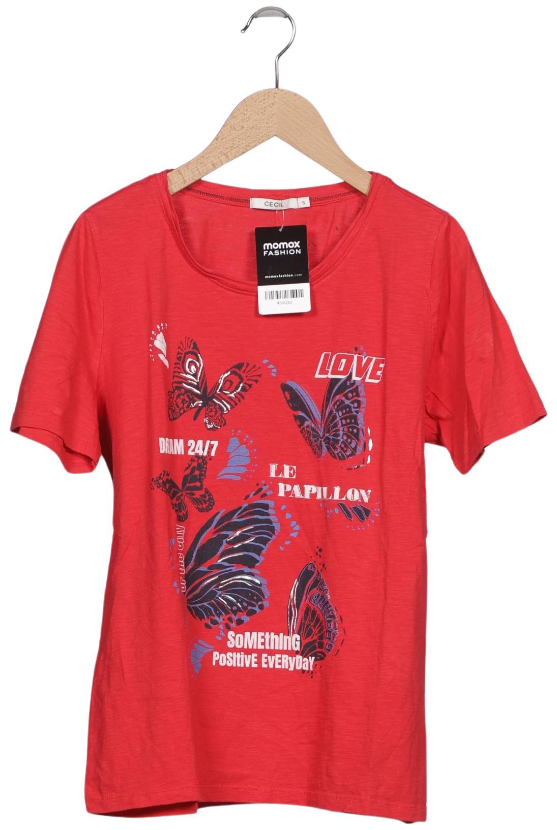 

Cecil Damen T-Shirt, rot, Gr. 36