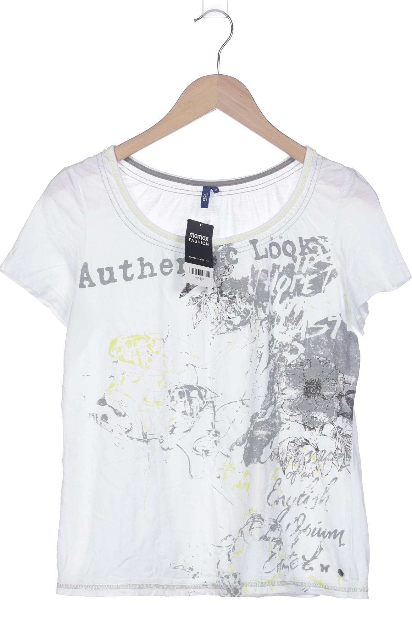 

Cecil Damen T-Shirt, weiß, Gr. 38