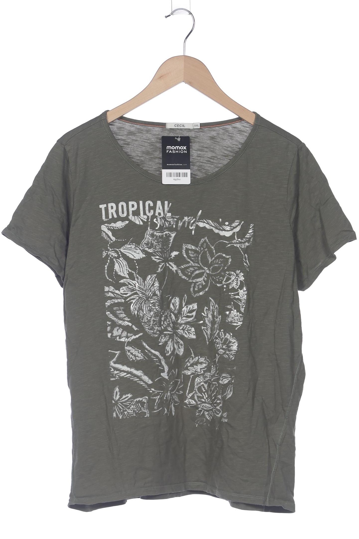 

Cecil Damen T-Shirt, grün, Gr. 46