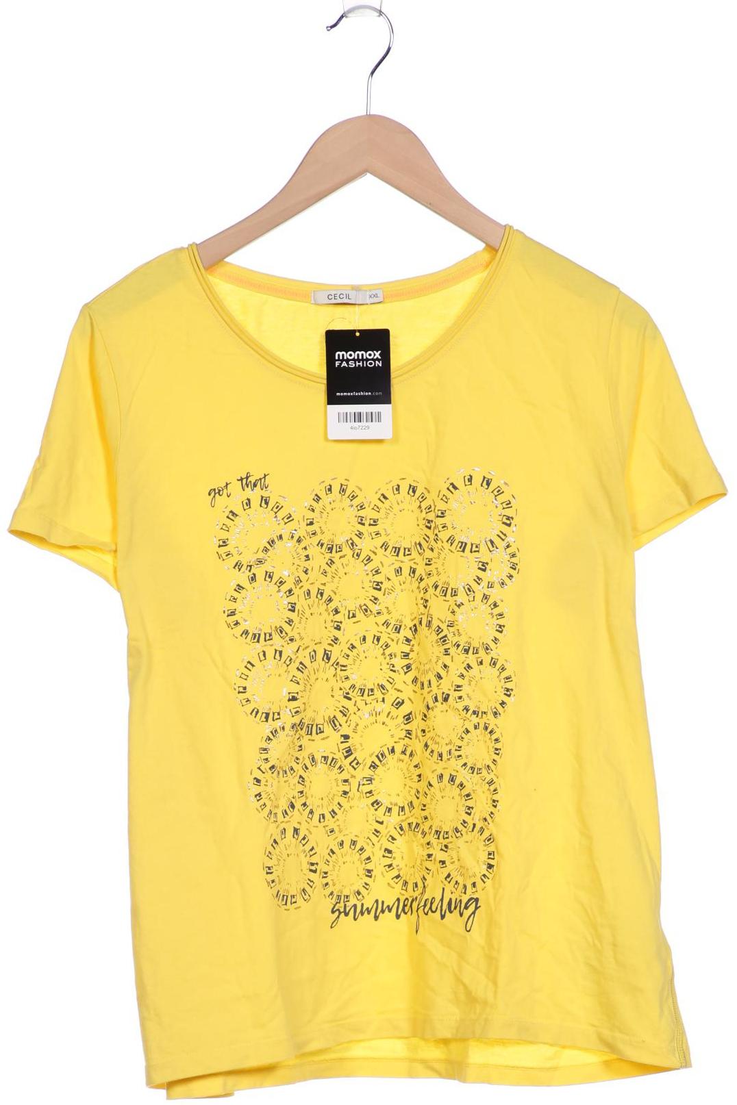 

Cecil Damen T-Shirt, gelb, Gr. 46
