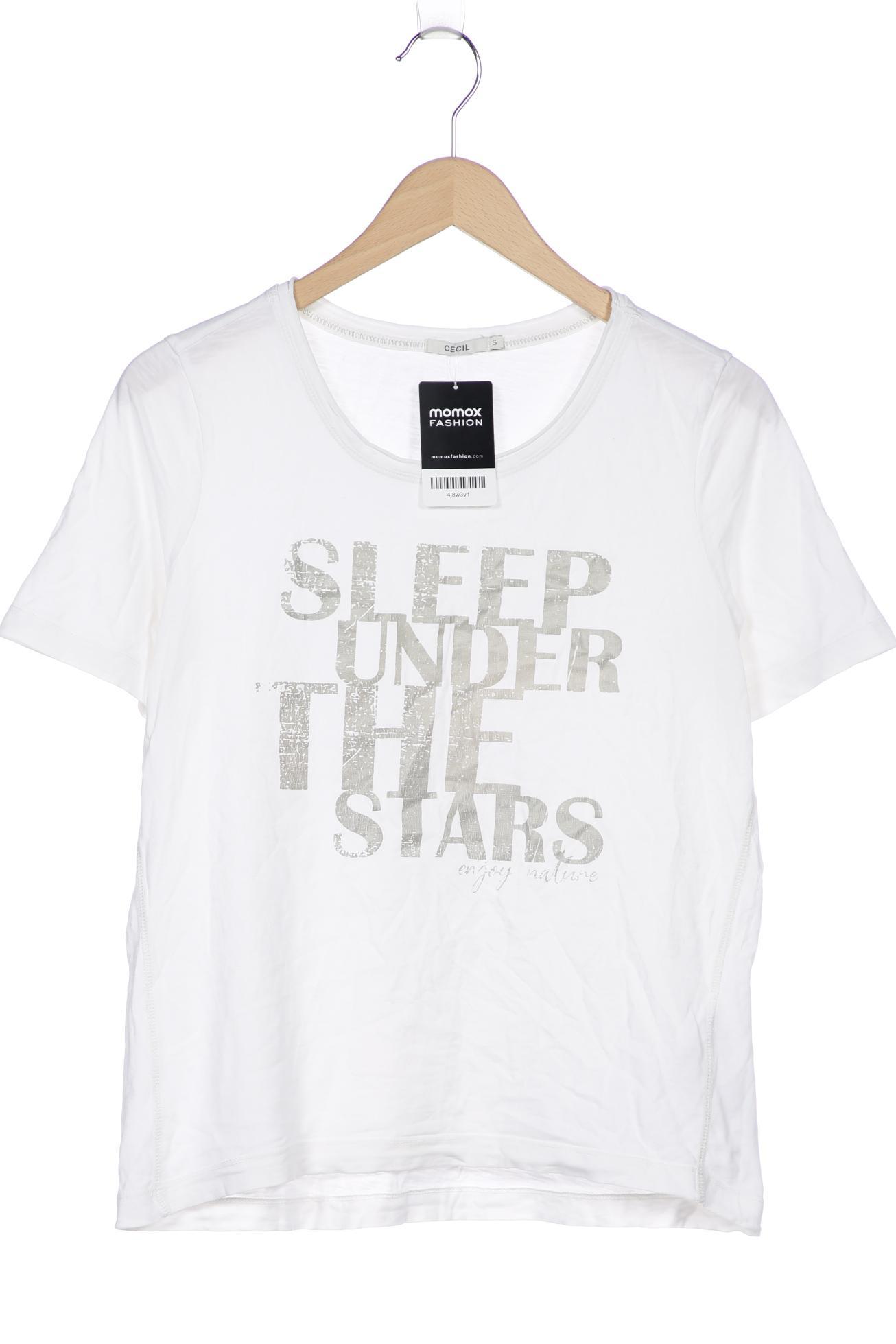 

CECIL Damen T-Shirt, weiß