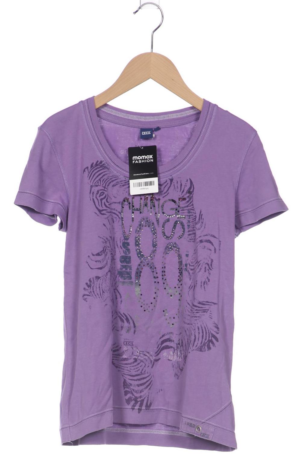 

Cecil Damen T-Shirt, flieder, Gr. 36