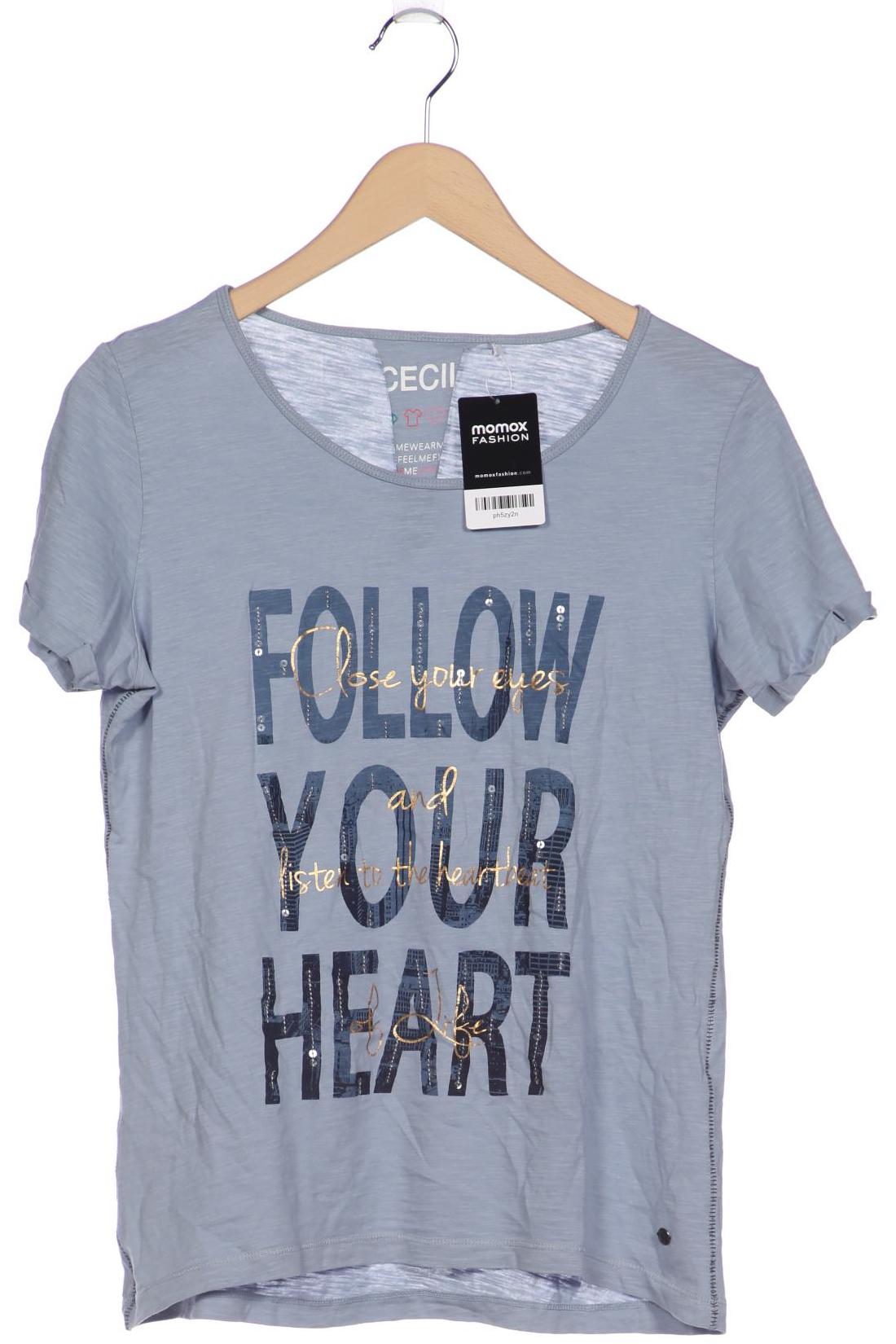 

CECIL Damen T-Shirt, hellblau