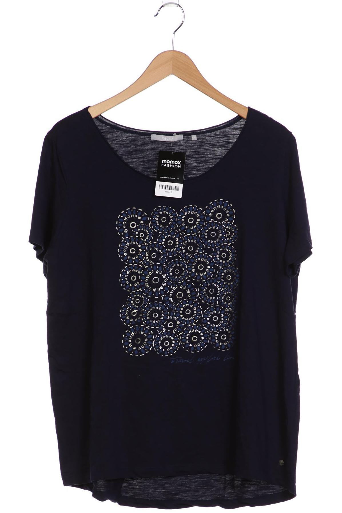 

CECIL Damen T-Shirt, marineblau