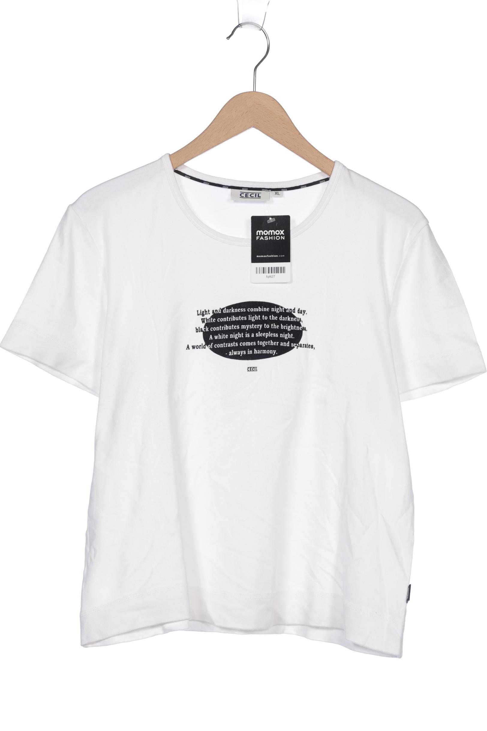 

CECIL Damen T-Shirt, weiß