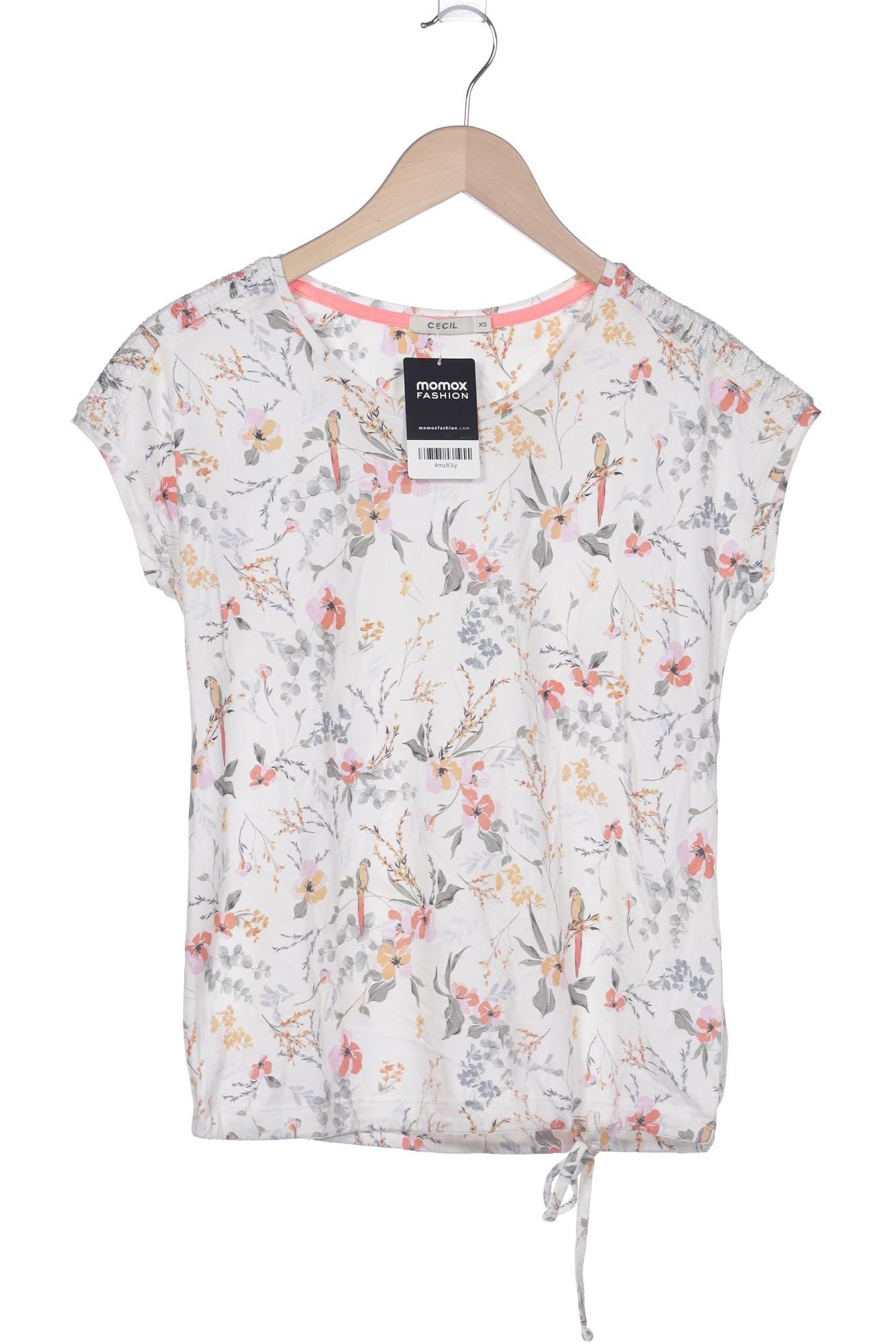 

Cecil Damen T-Shirt, cremeweiß, Gr. 34