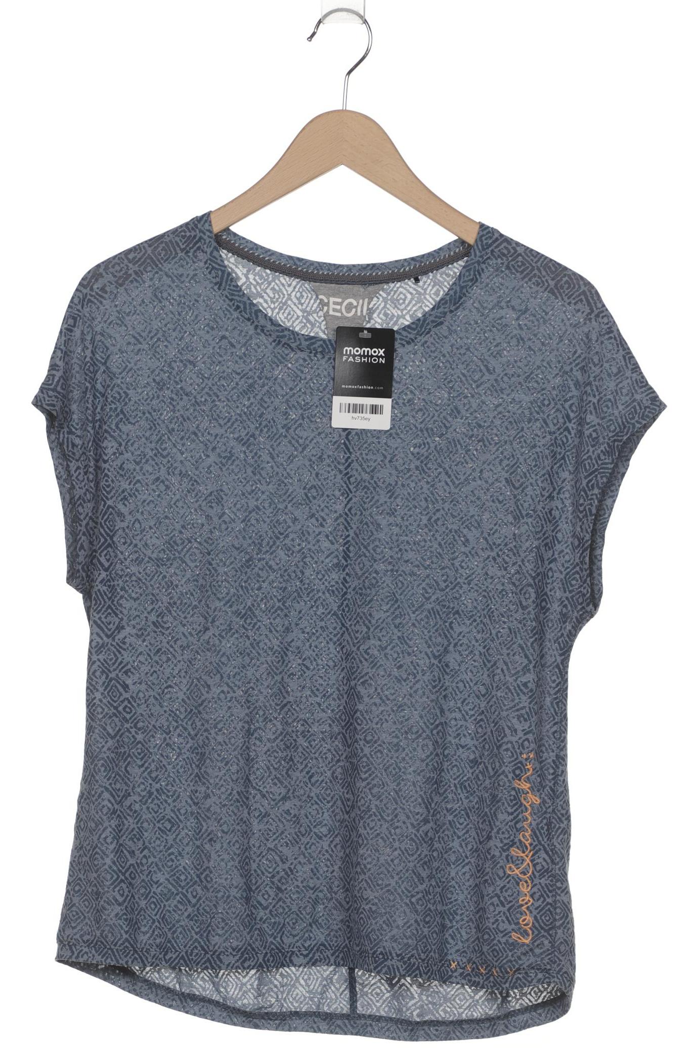

Cecil Damen T-Shirt, blau, Gr. 42